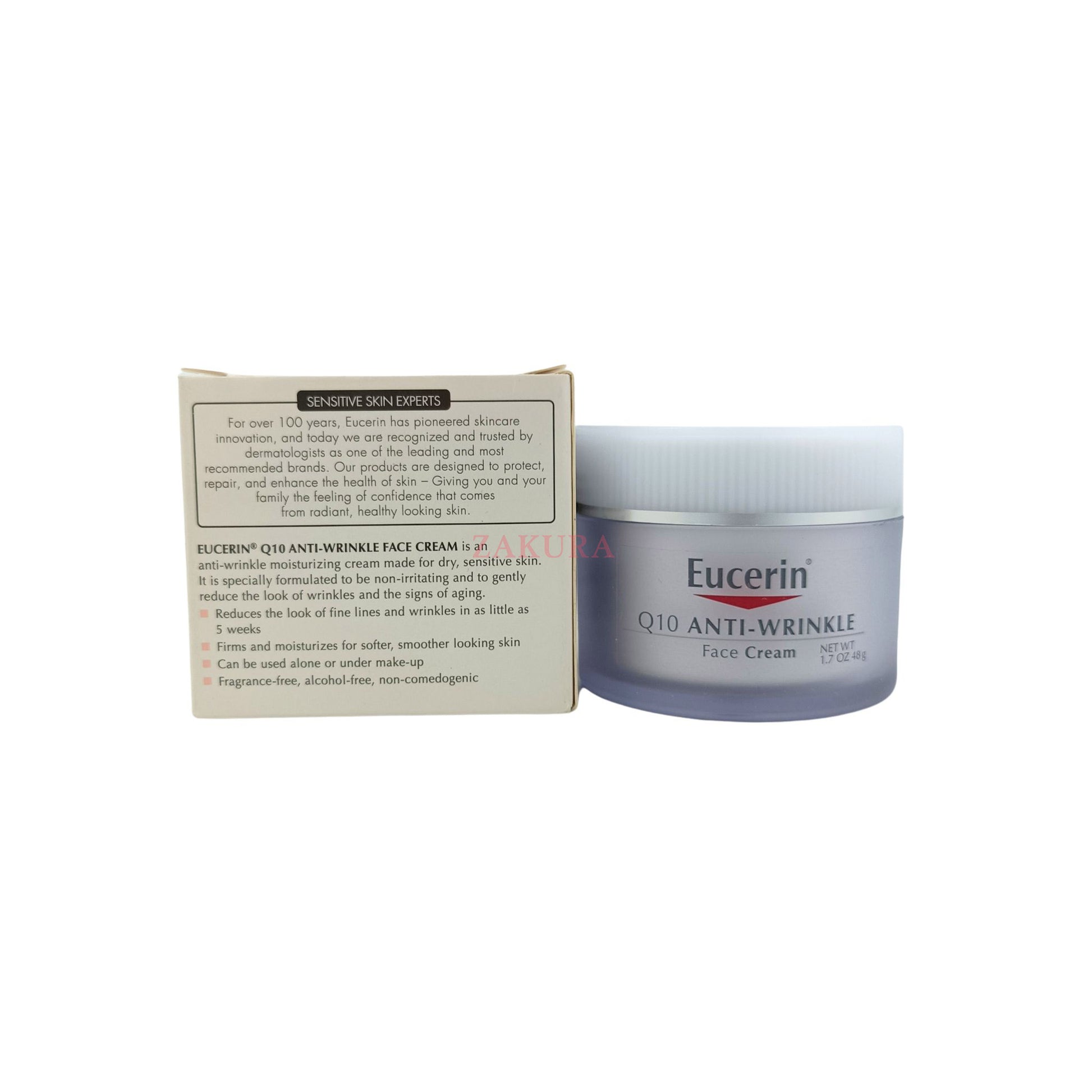 Eucerin Q10 Anti-Wrinkle Face Cream 48g