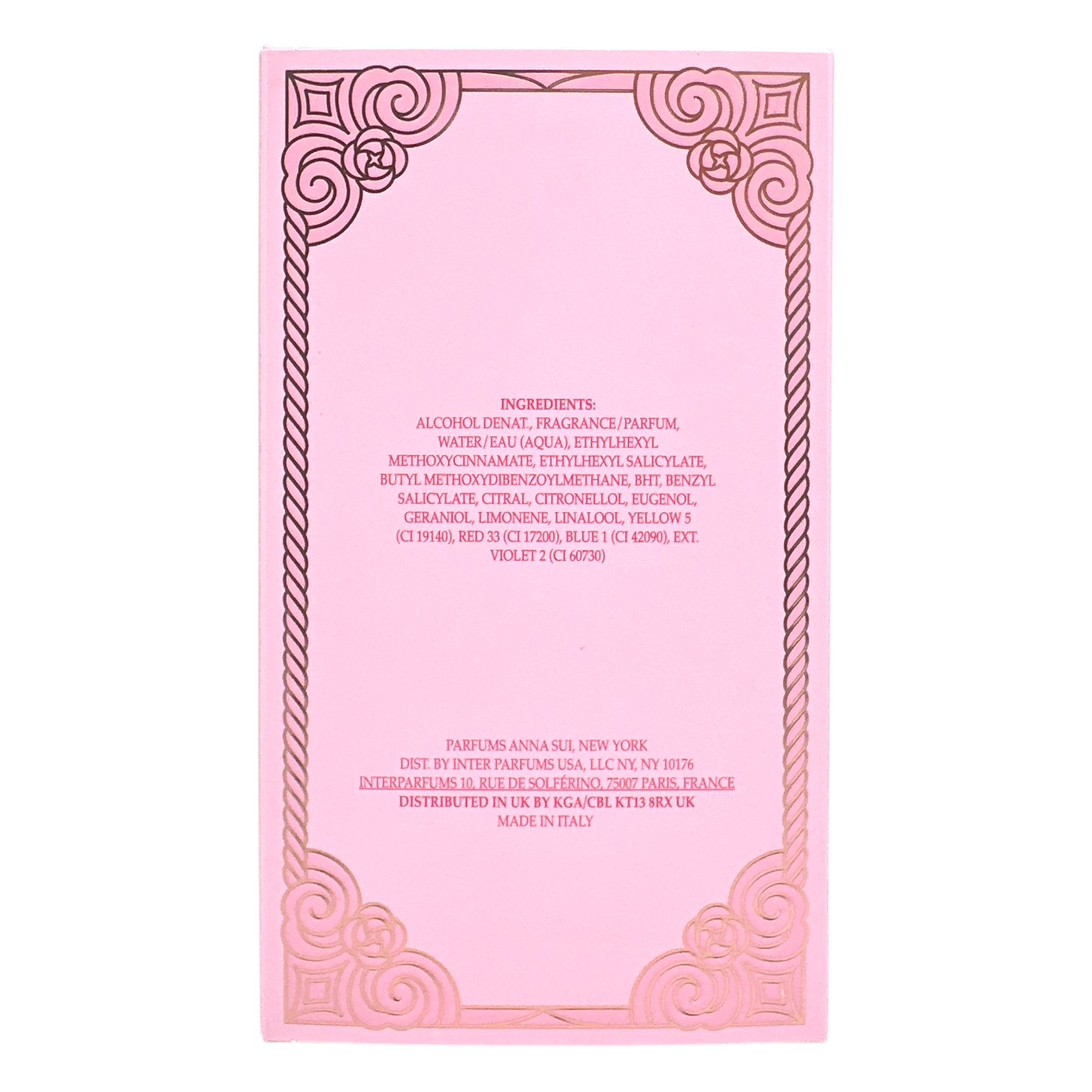 Anna Sui Fantasia Rose Eau De Toilette 30ml