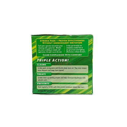 Stridex Salicylic Acid Pads 55pads (Acid 2% Maximum/Acid 0.5% Sensitive/Acid 1% Essential) Acid 0.5% Sensitive