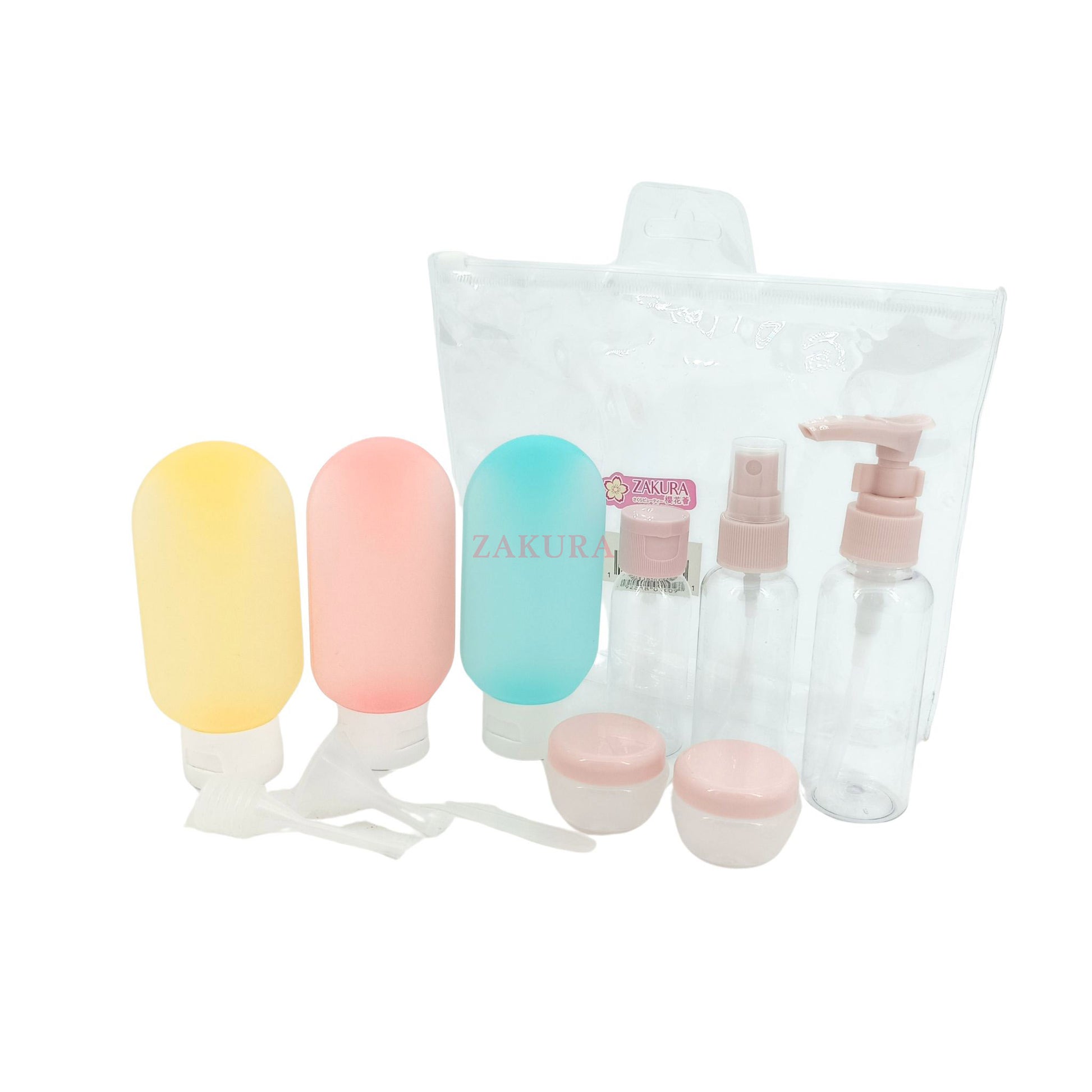 Zakura Travel Bottle Set (8pcs)