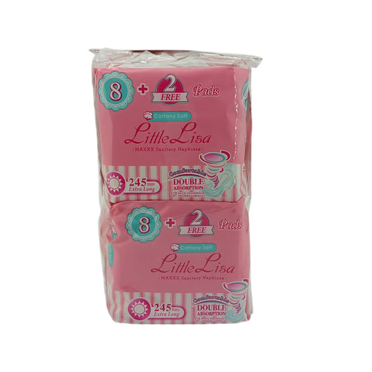 Little Lisa Sanitary Napkins (Day) 24.5cm (Twin Pack) 2pcs