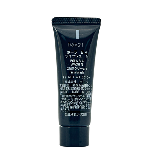 POLA B.A Facial Wash 9g. Luxurious Japanese cleanser for radiant, moisturized skin. Shop premium skincare at Zakura Global.