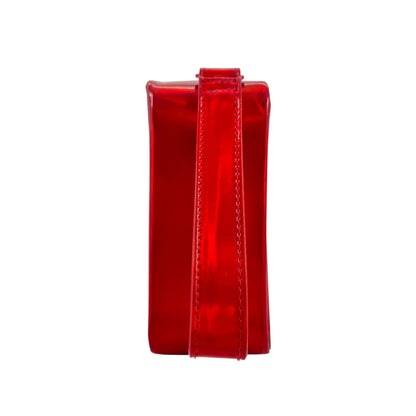 Shu Uemura Red patent leather cosmetic bag 1pc