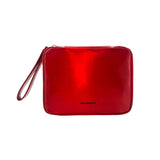 Shu Uemura Red patent leather cosmetic bag 1pc
