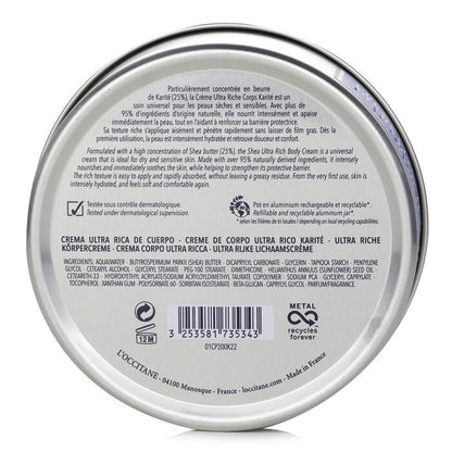 L'Occitane Shea Butter Ultra Rich Body Cream 200ml