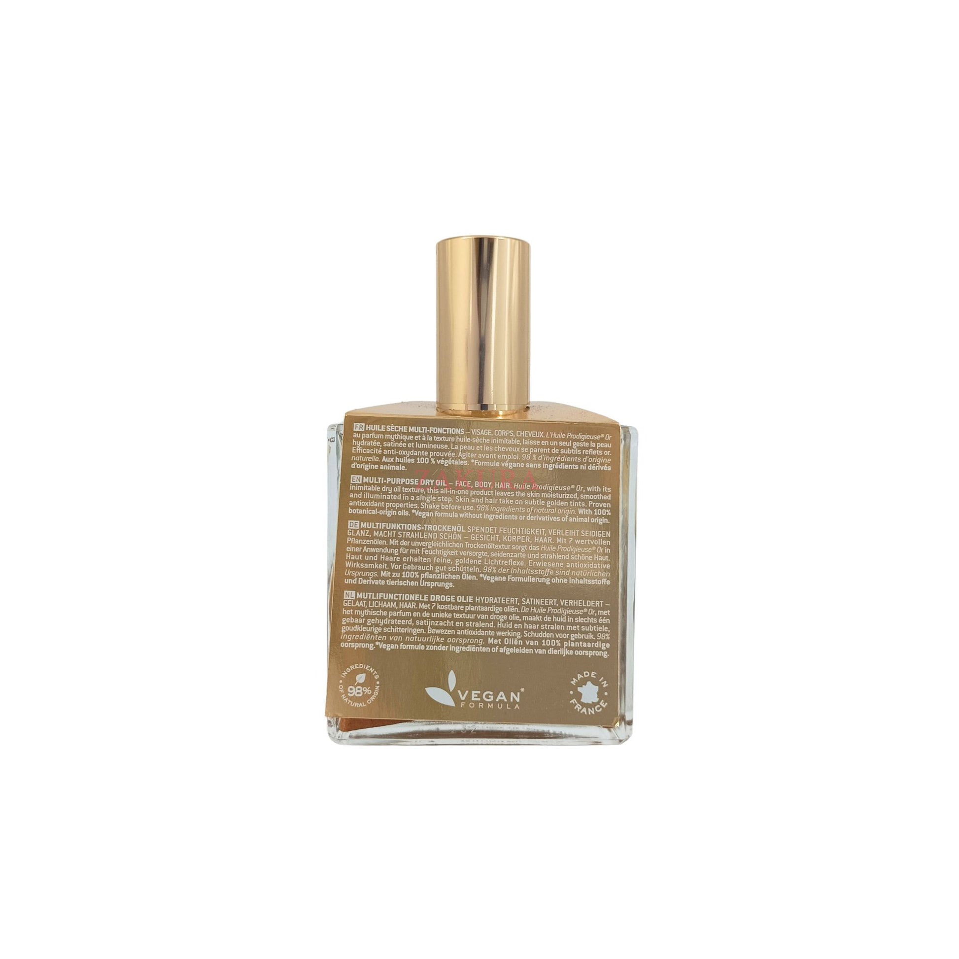 Nuxe Huile Prodigieuse Multi Usage Dry Oil/ Shimmering Dry Oil/ Florale Multi-Purpose Dry Oil/ Neroli Multi-Purpose Dry Oil 100ml Shimmering Dry Oil