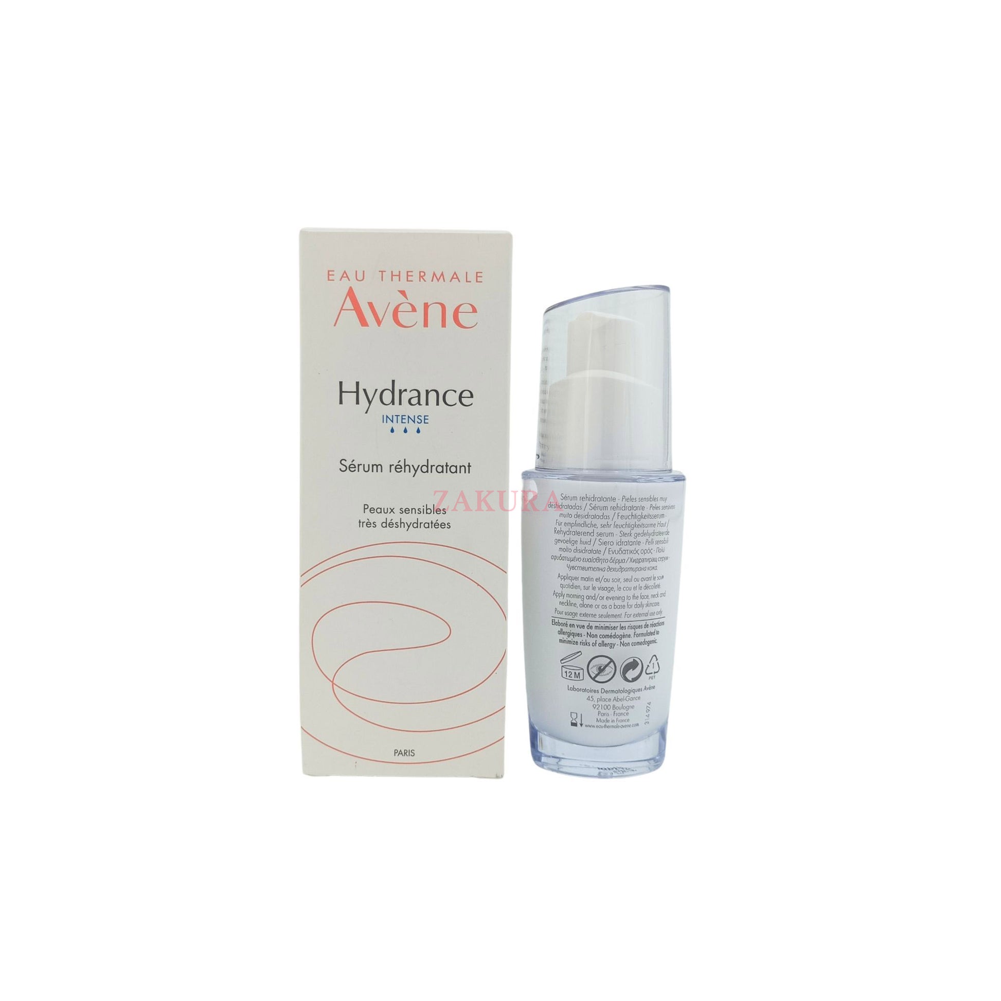 Avene Hydrance Intense Rehydrating Serum 30ml