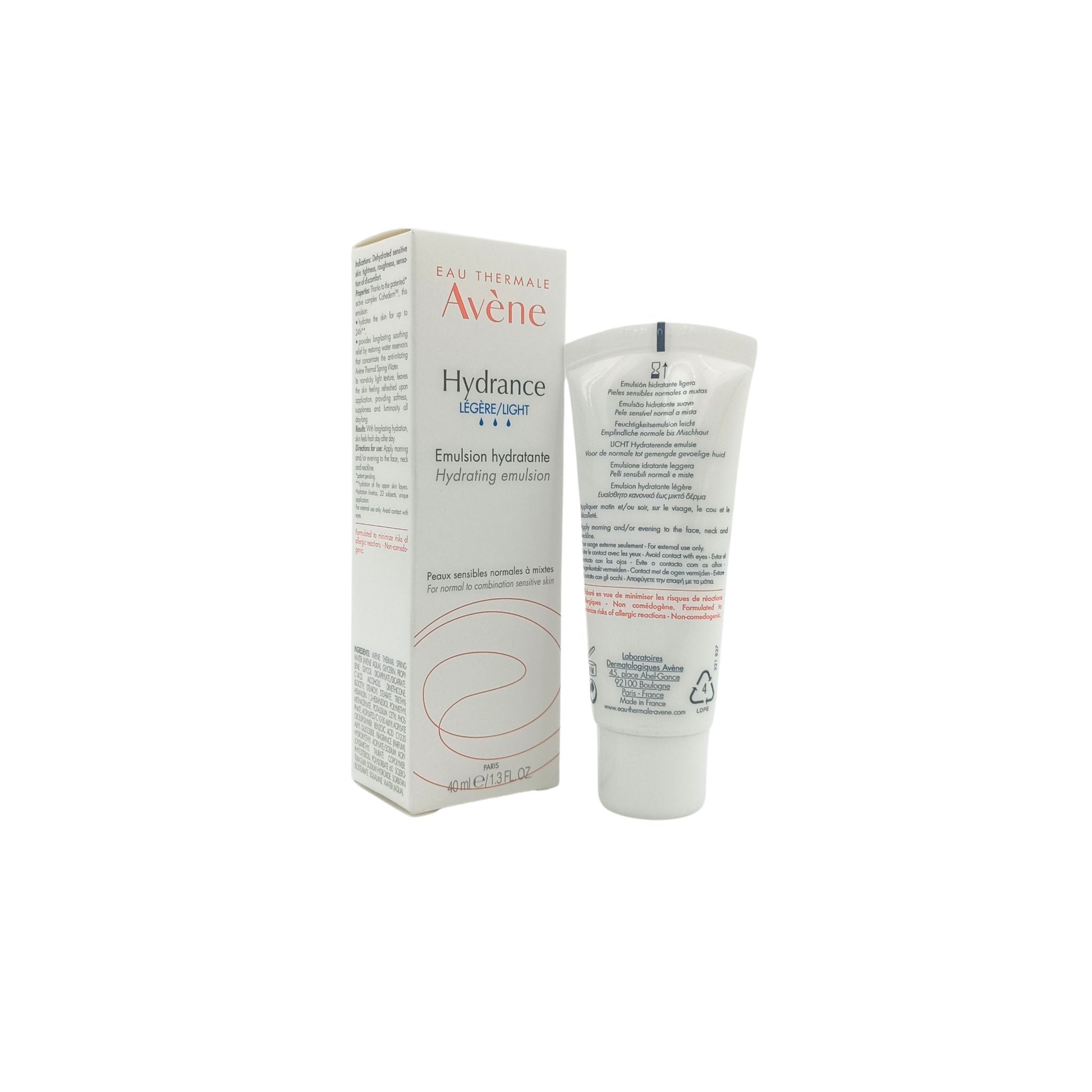 Avene Hydrance Light Hydrating Emulsion 40ml