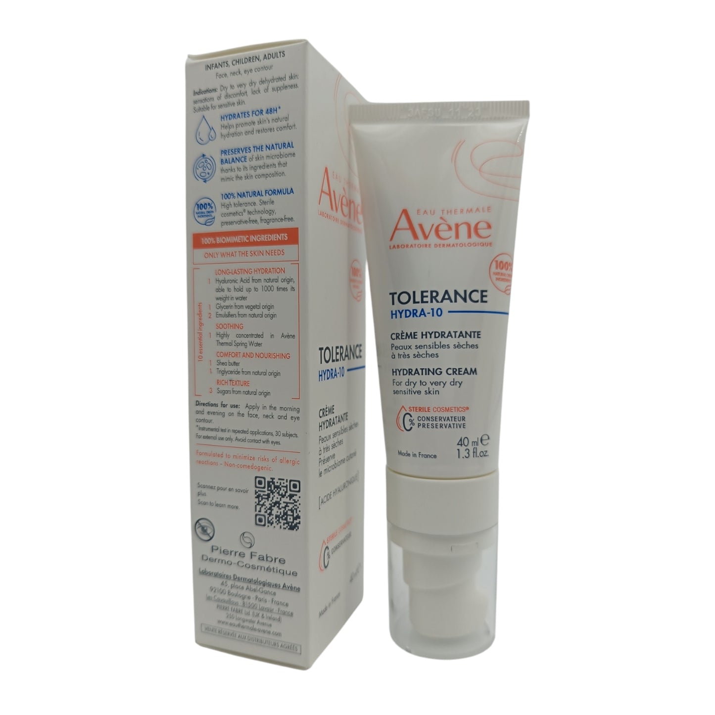 Avene Tol Hydra10 Crème 40ml