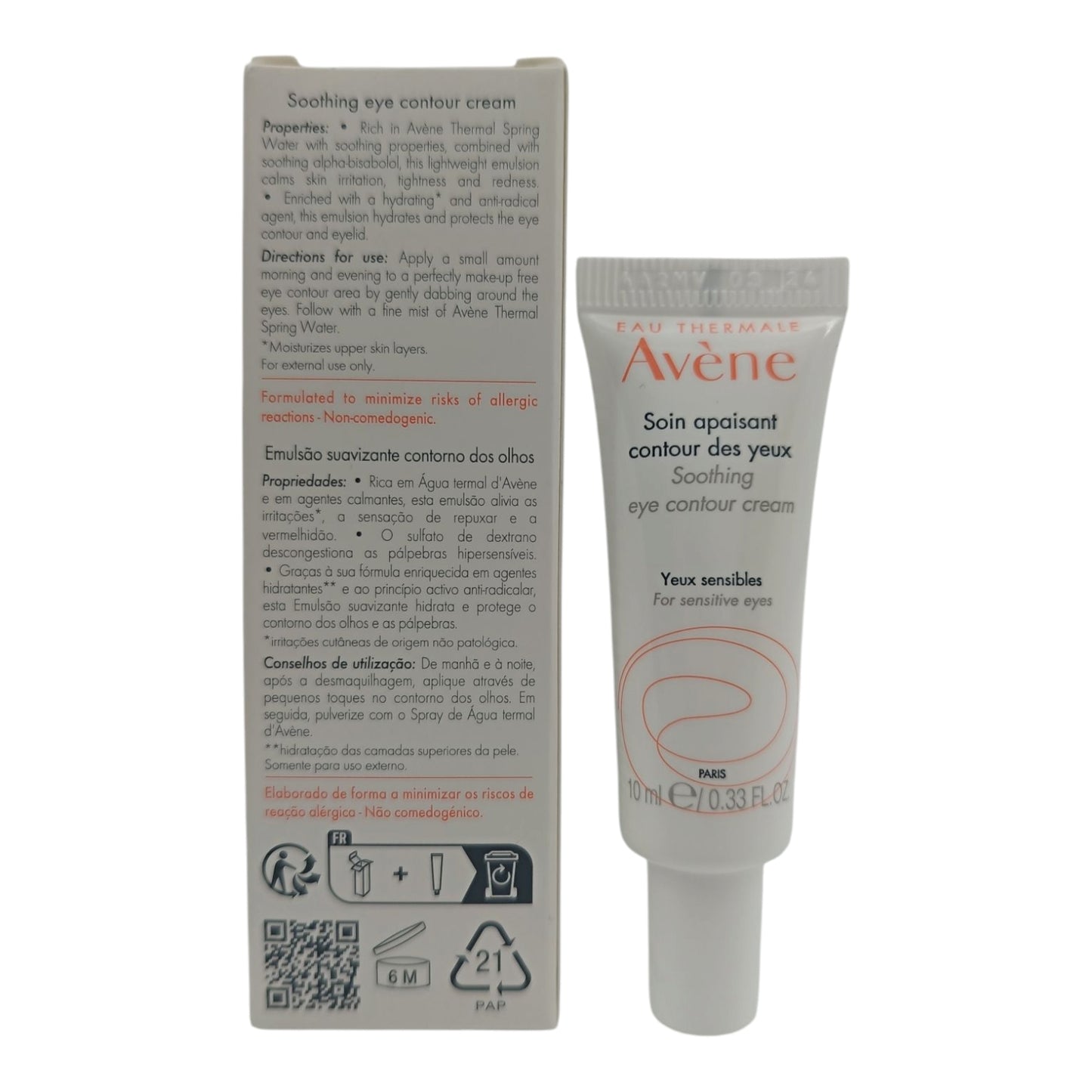 Avene Soothing Eye Contour Cream 10ml