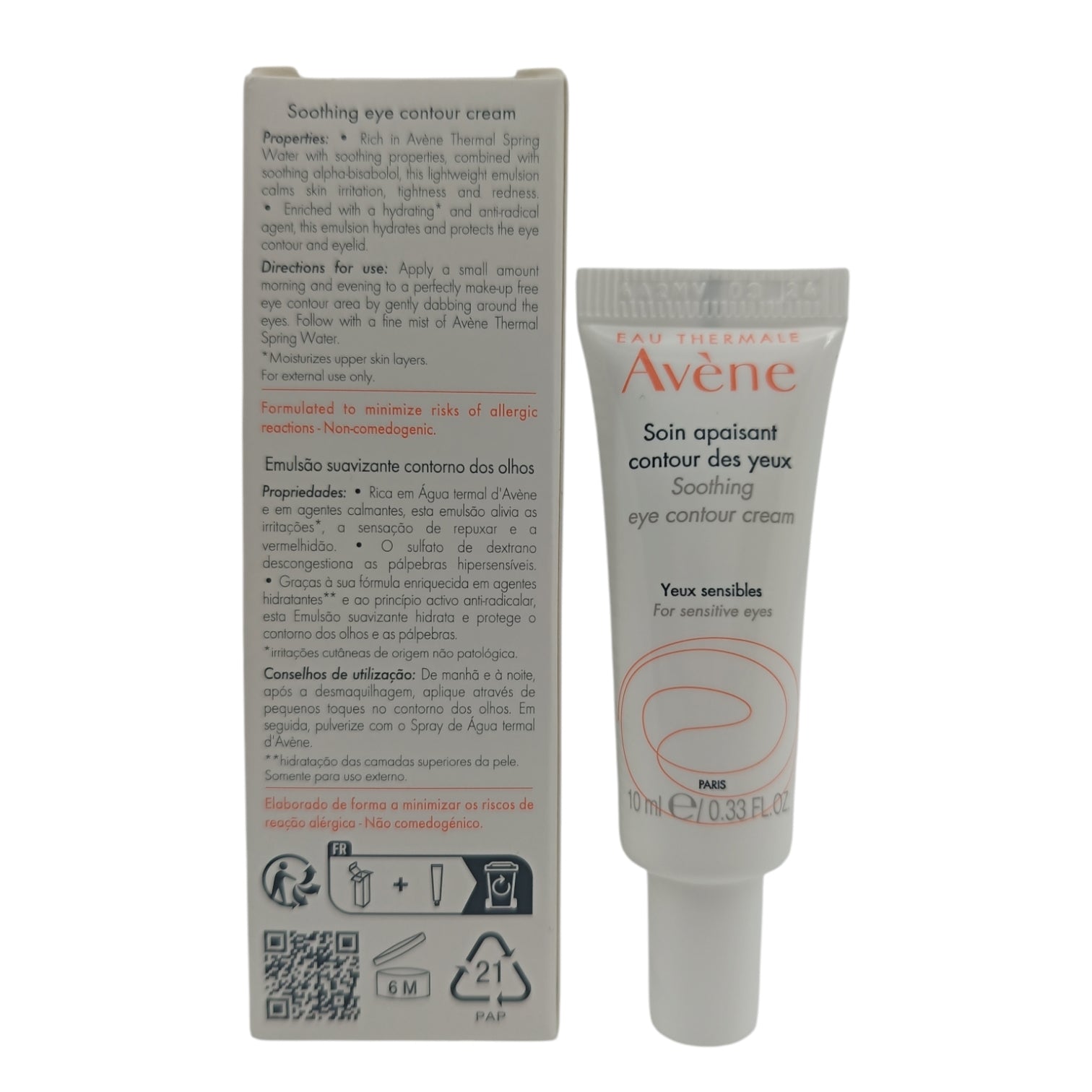 Avene Soothing Eye Contour Cream 10ml