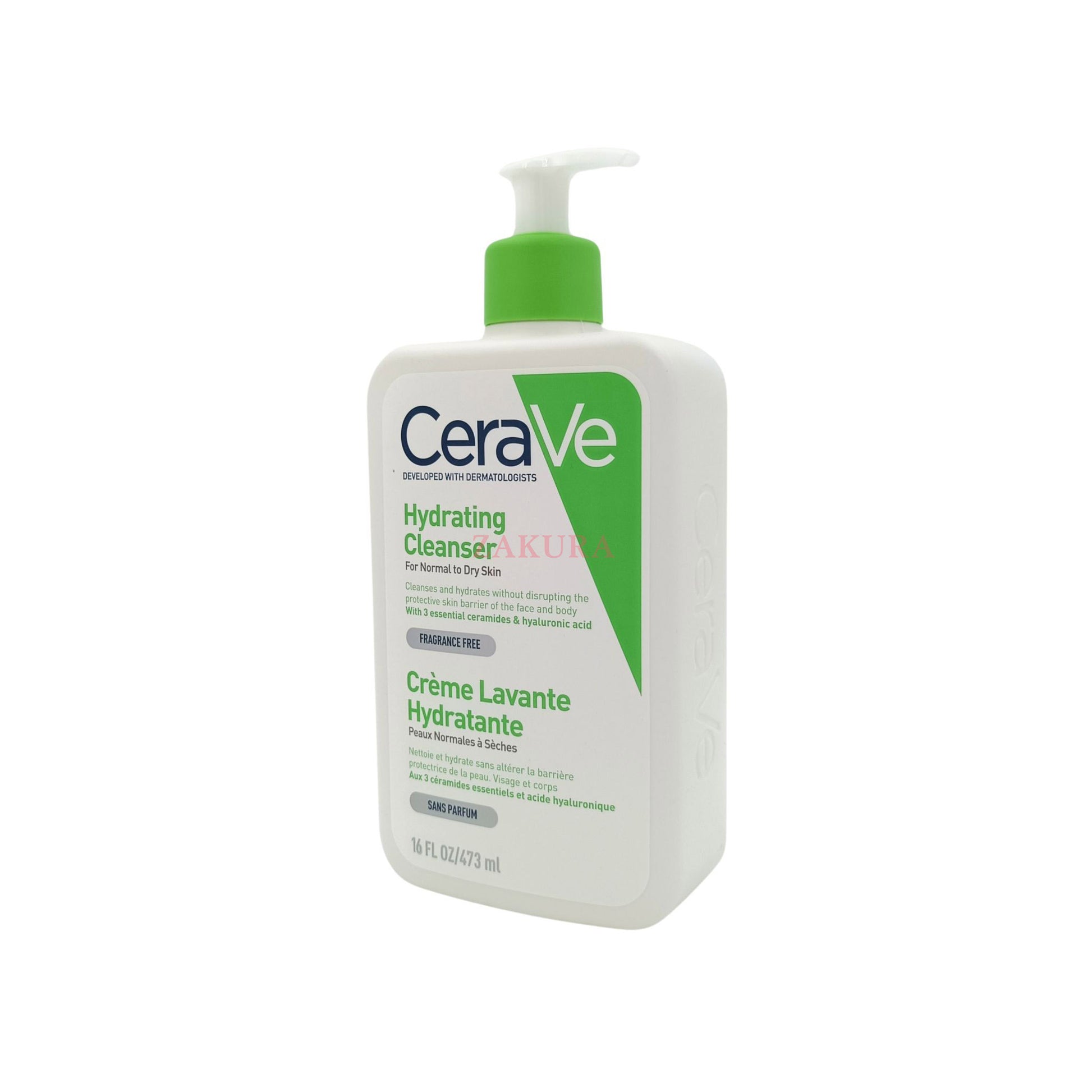 CeraVe Hydrating Cleanser For Normal to Dry Skin (236ml/ 473ml) 473ml