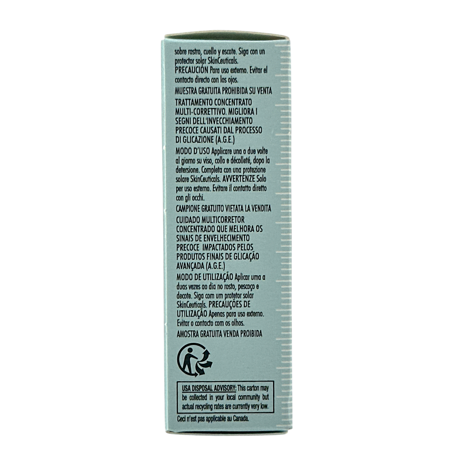 SkinCeuticals AGE Interrupter Advanced Treatment – Mini 3ml, anti-aging cream for mature skin, available at Zakura Global.