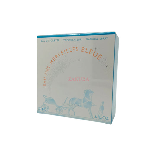 Hermes Eau Des Merveilles Bleue Eau De Toilette Spray (50ml/100ml) 50ml