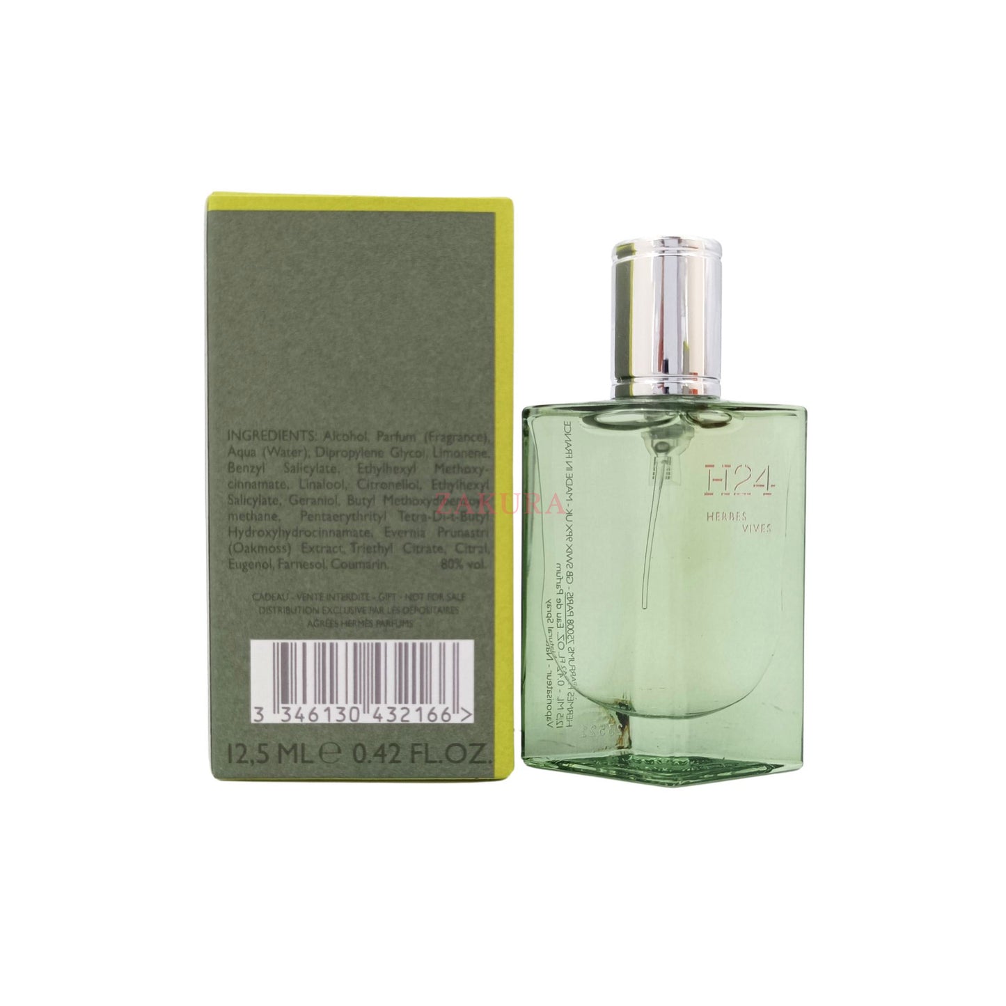 Hermes H24 Herbes Vives Eau De Parfum (Miniature) 12.5ml