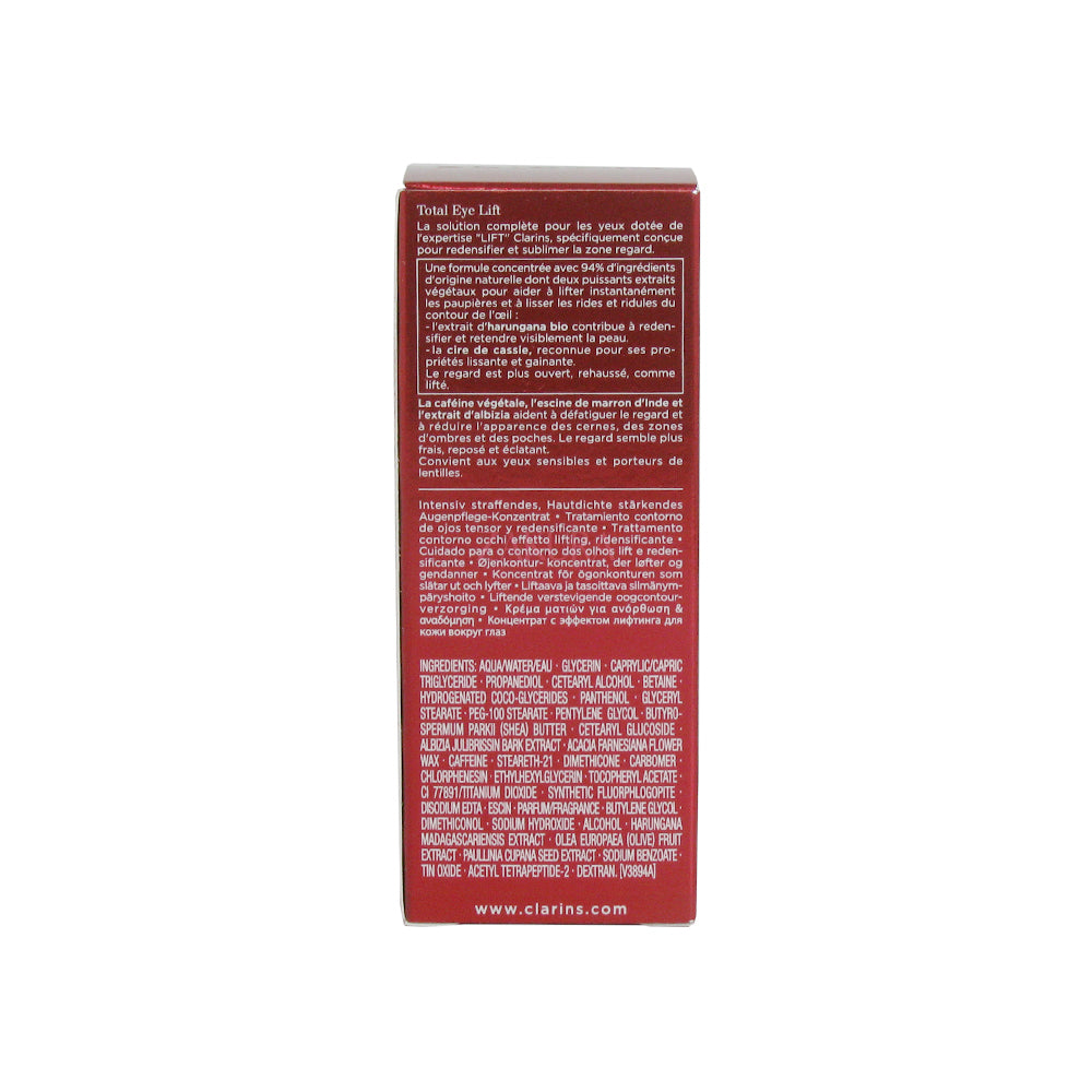 Clarins Total Eye Lift Lift-Replenishing Eye Concentrate 15ml