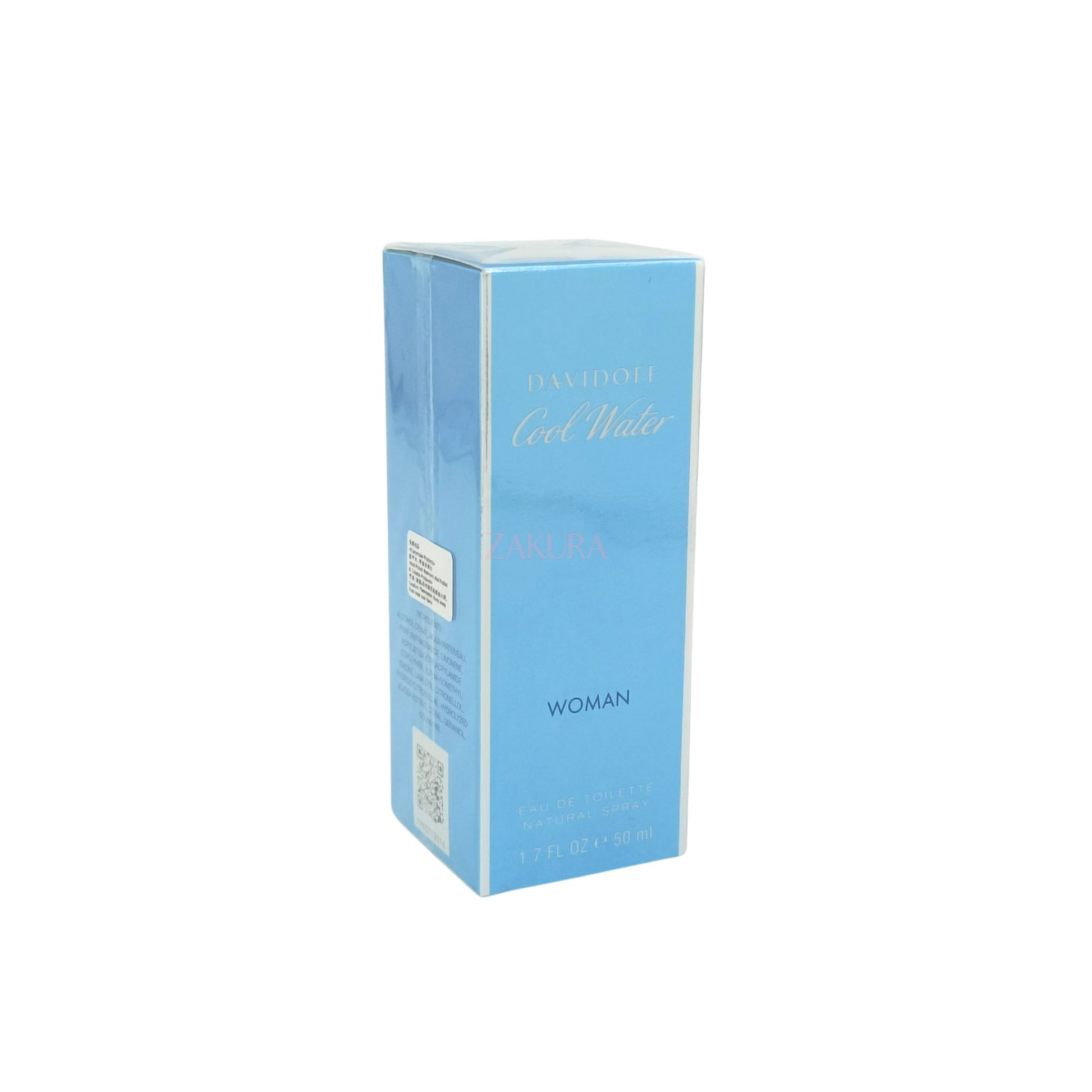 Davidoff Cool Water Woman Eau De Toilette Spray (50ml/100ml) 50ml