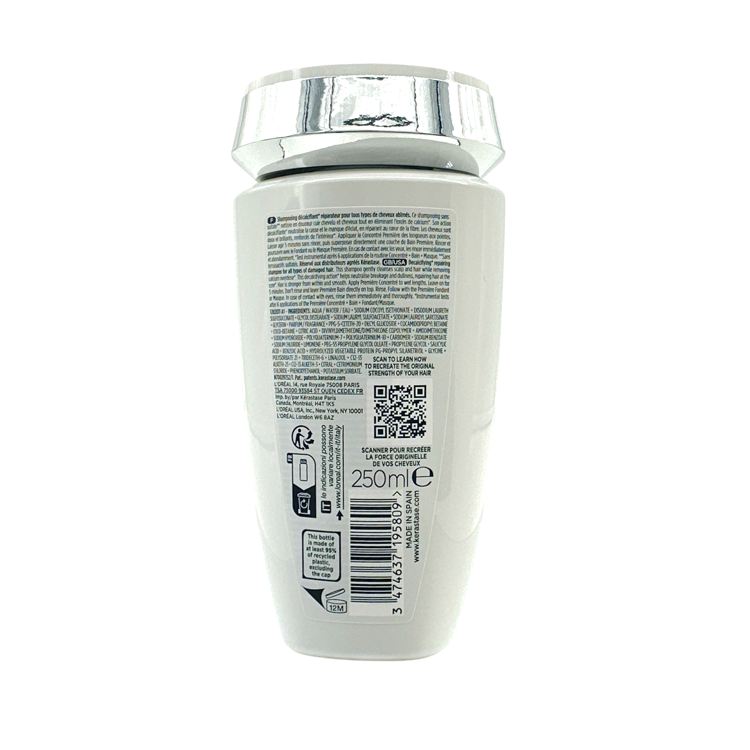 Kerastase Premiere Repairing Shampoo – sulfate-free decalcifying shampoo for damaged hair, available at Zakura Global.

