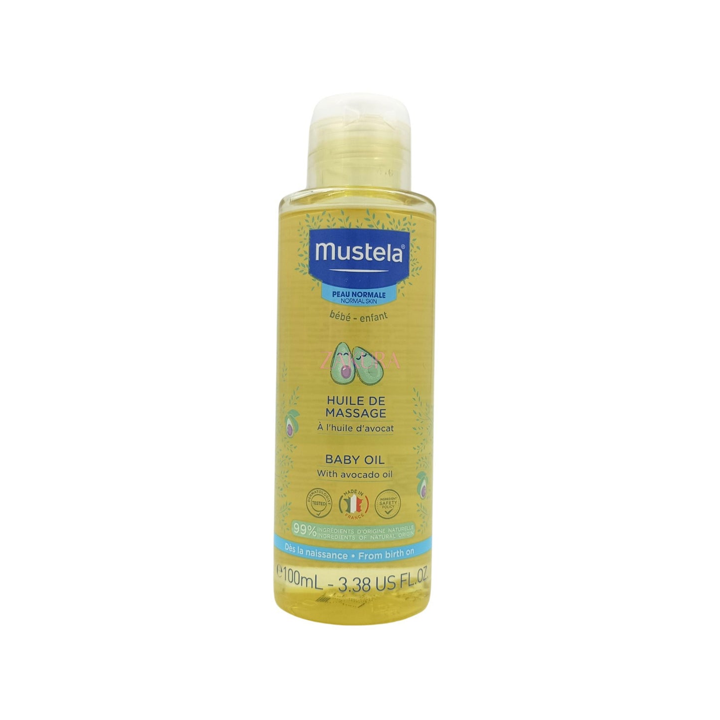 Mustela Baby Massage Oil 100ml