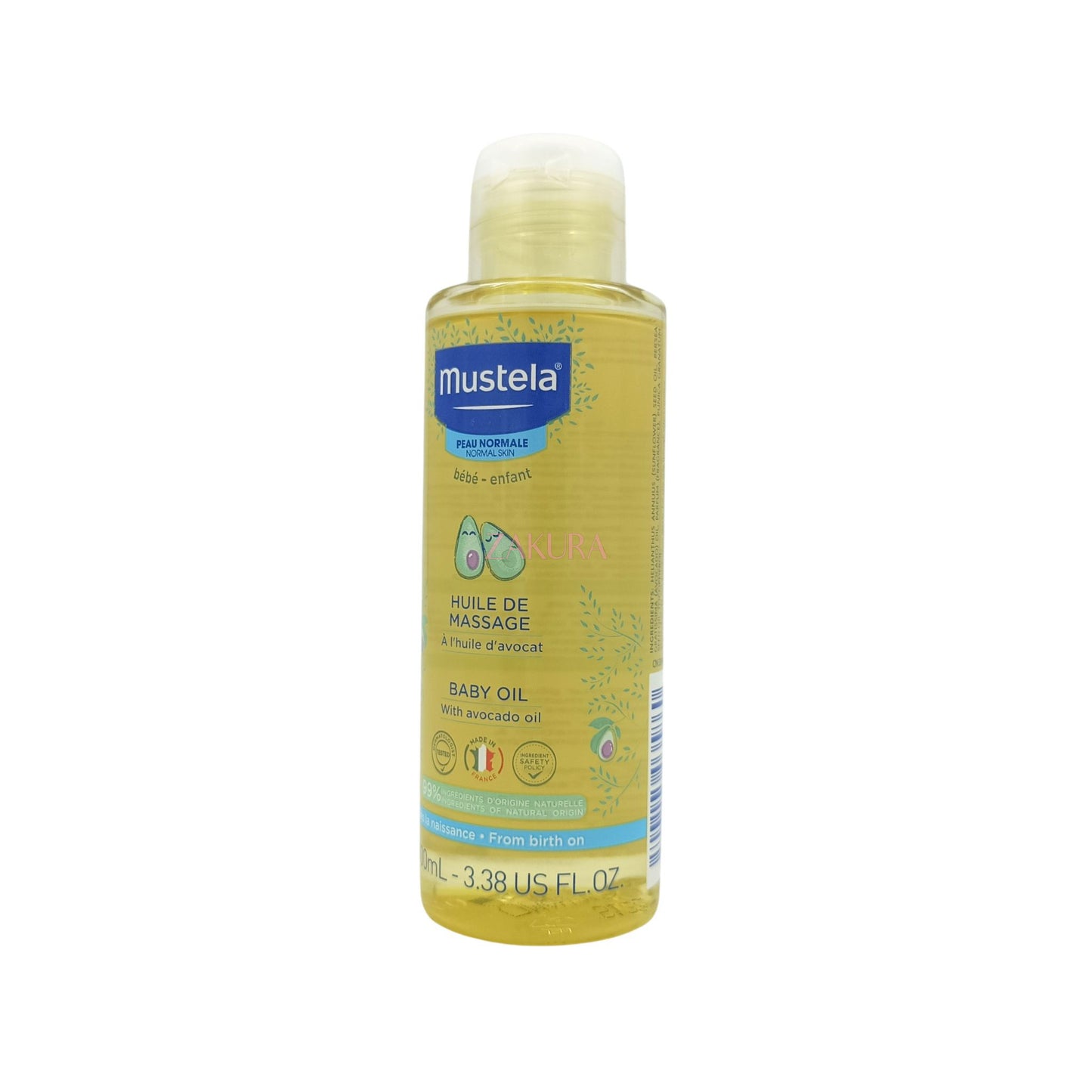 Mustela Baby Massage Oil 100ml