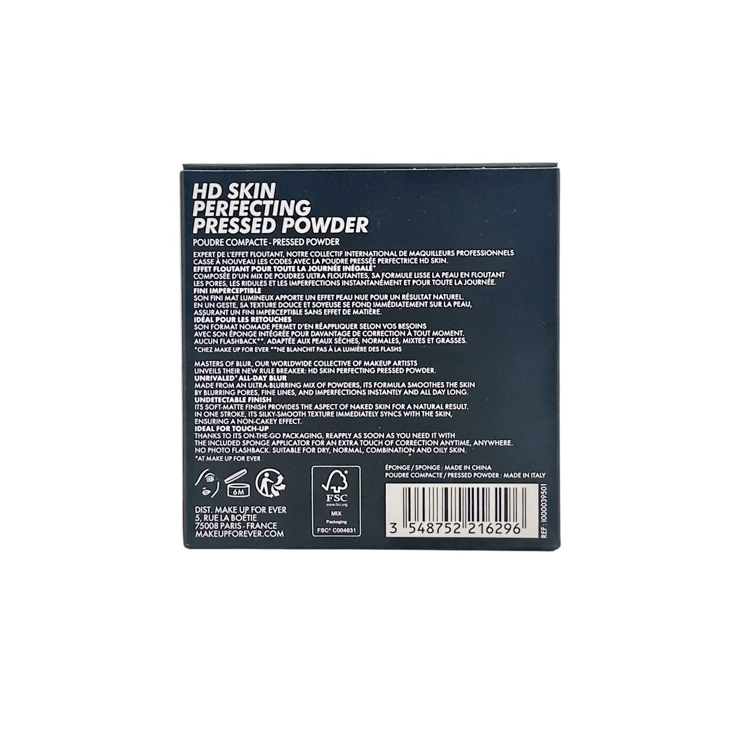 Make Up For Ever Ultra HD Pressed Powder - 0.1 Translucent 10g
