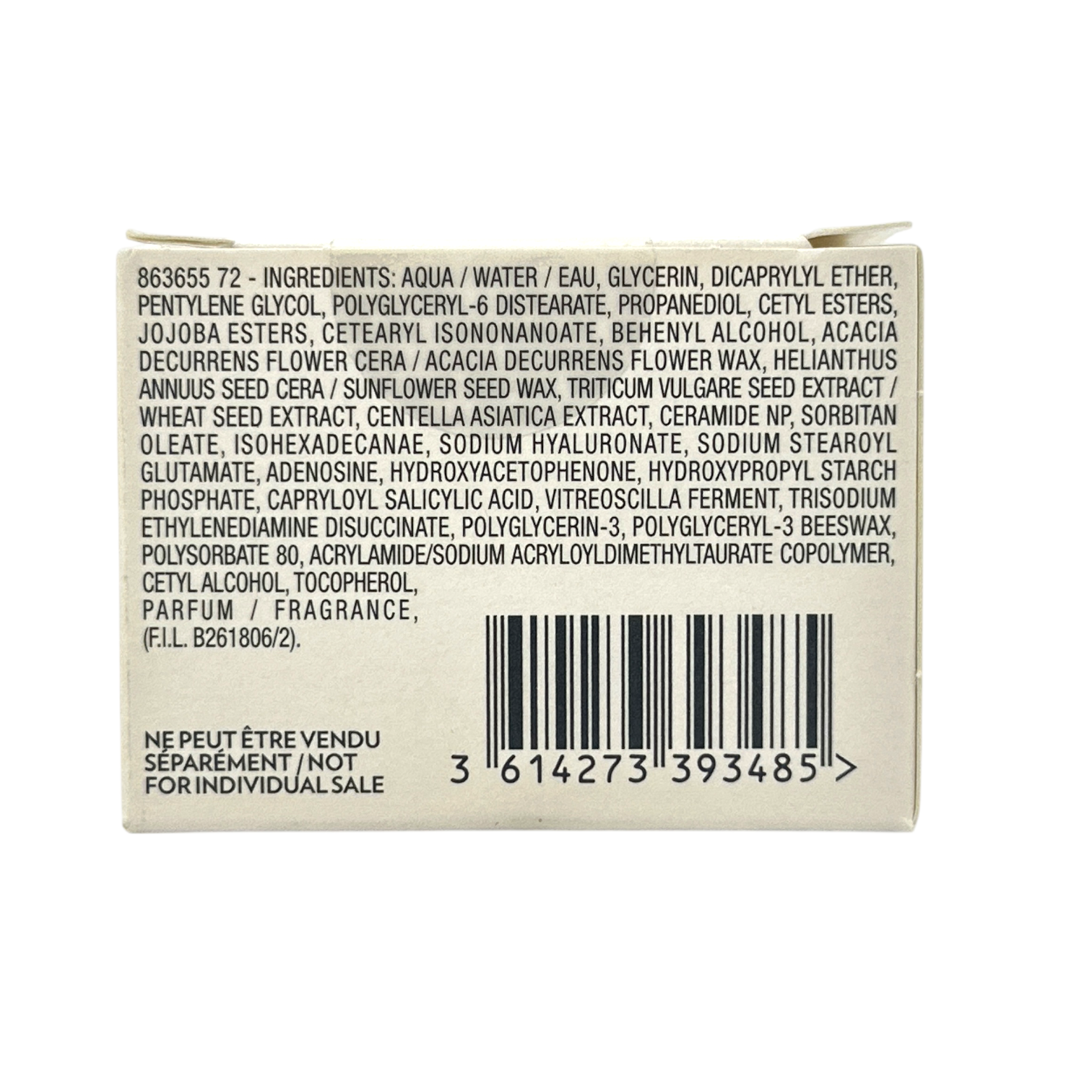 Biotherm Cera Repair Barrier Cream Miniature – lightweight anti-aging moisturizer with ceramides and probiotic extract, available at Zakura Global.