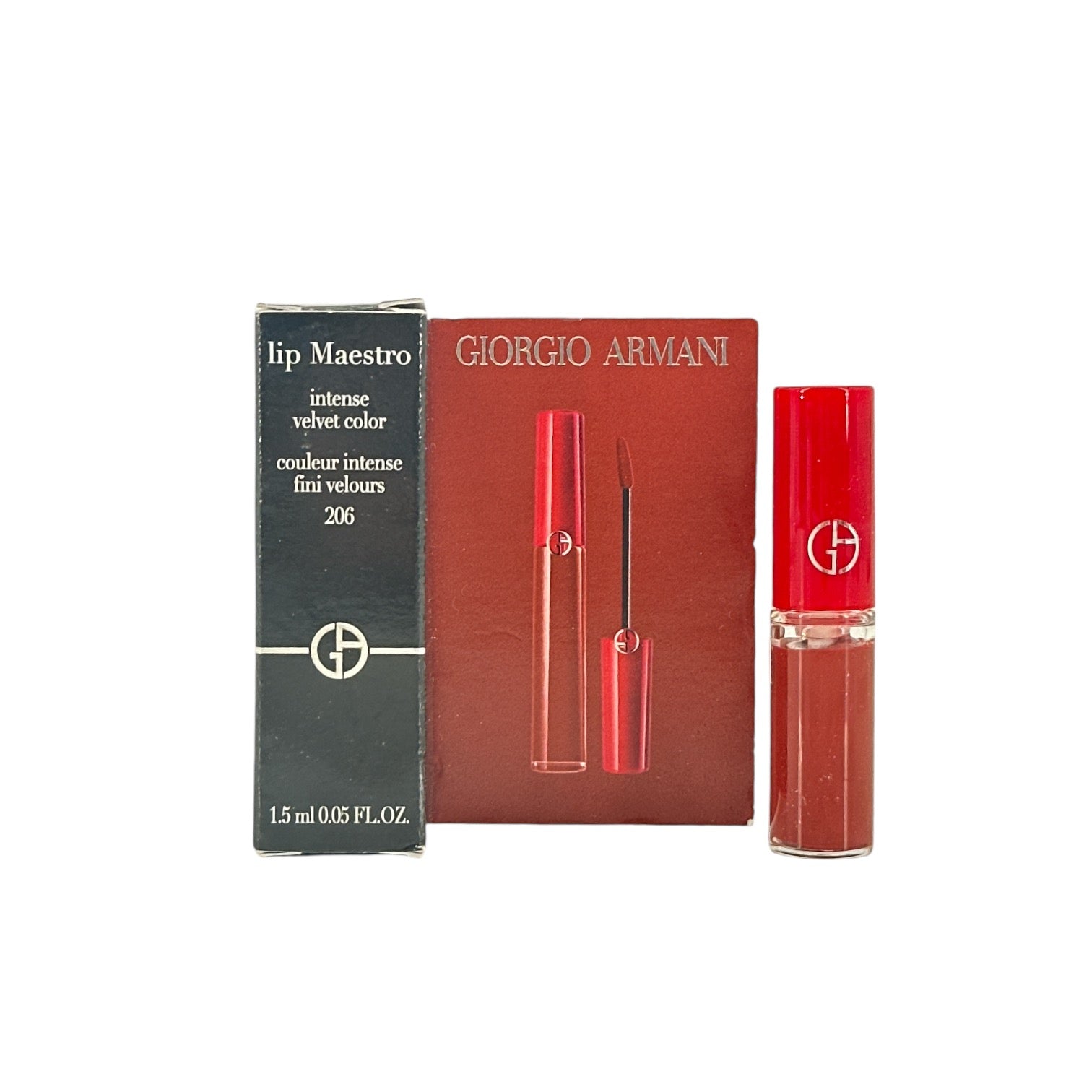 Giorgio Armani Lip Maestro Intense Velvet Liquid Lipstick -206 1.5ml