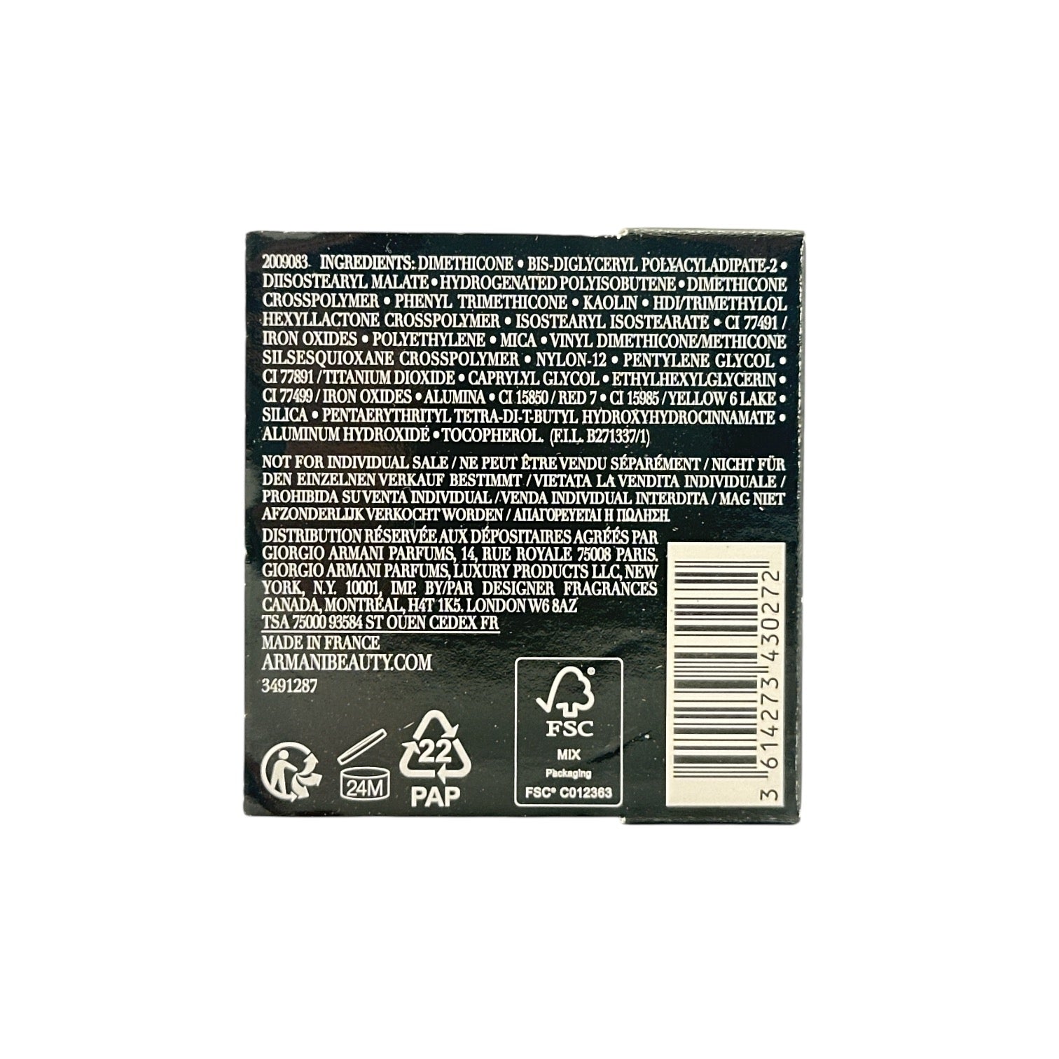 Giorgio Armani Lip Maestro Intense Velvet Liquid Lipstick -206 1.5ml