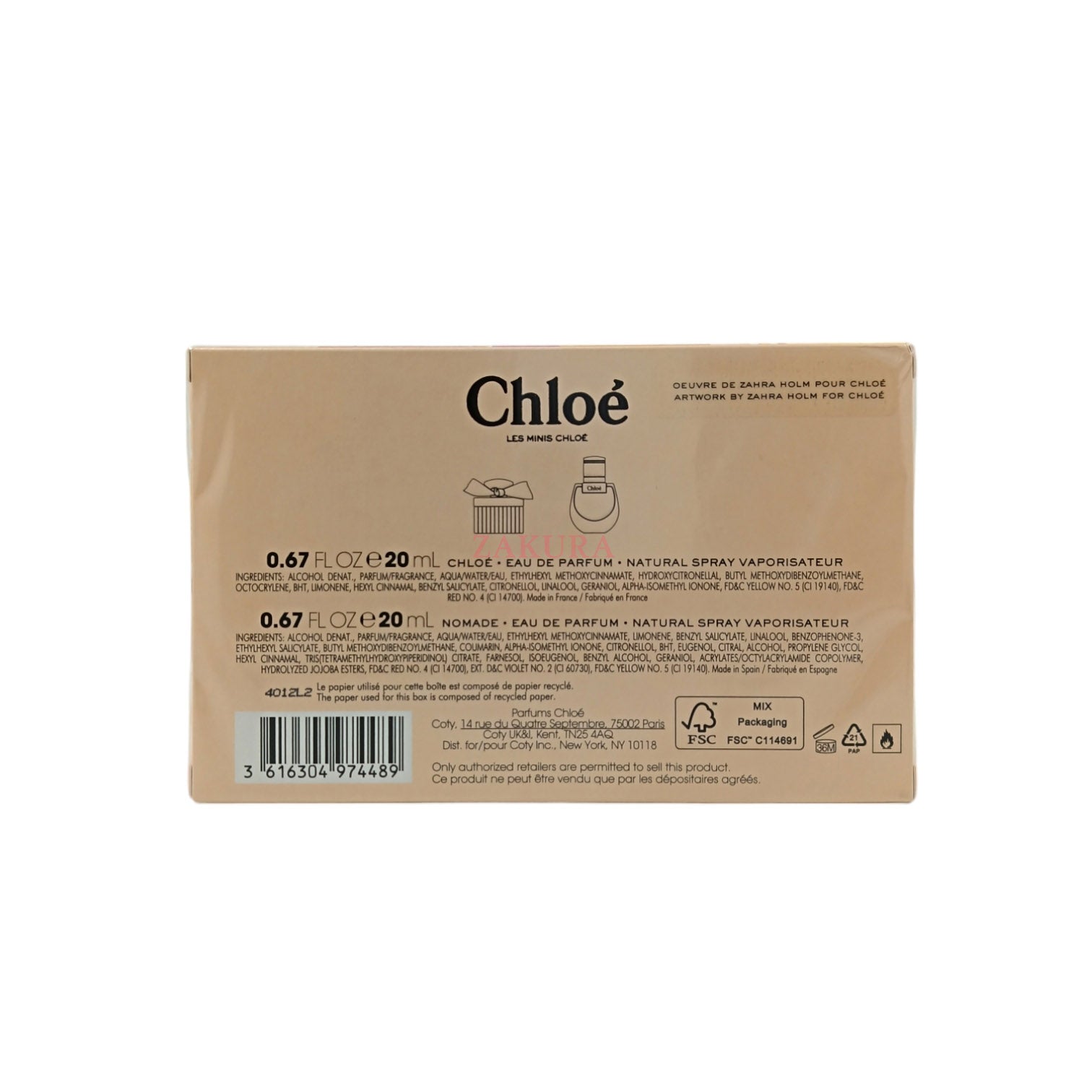 Chloe Chloé & Nomade Eau De Parfum Giftset 2pcs