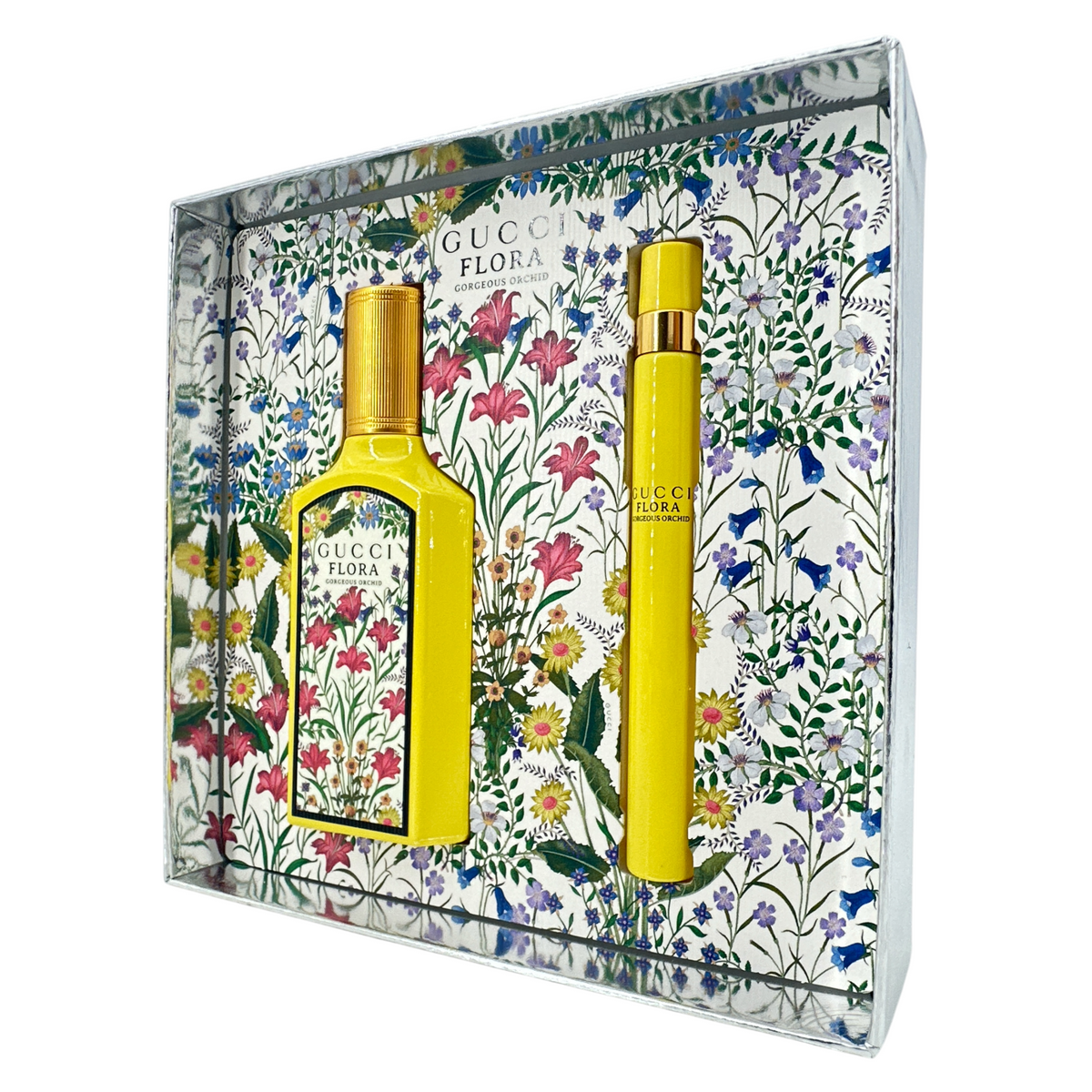 GUCCI FLORA ORCHID 100ml セット Amazon.com : Gucci Flora Gorgeous Orchid Set 1.7 oz EDP +