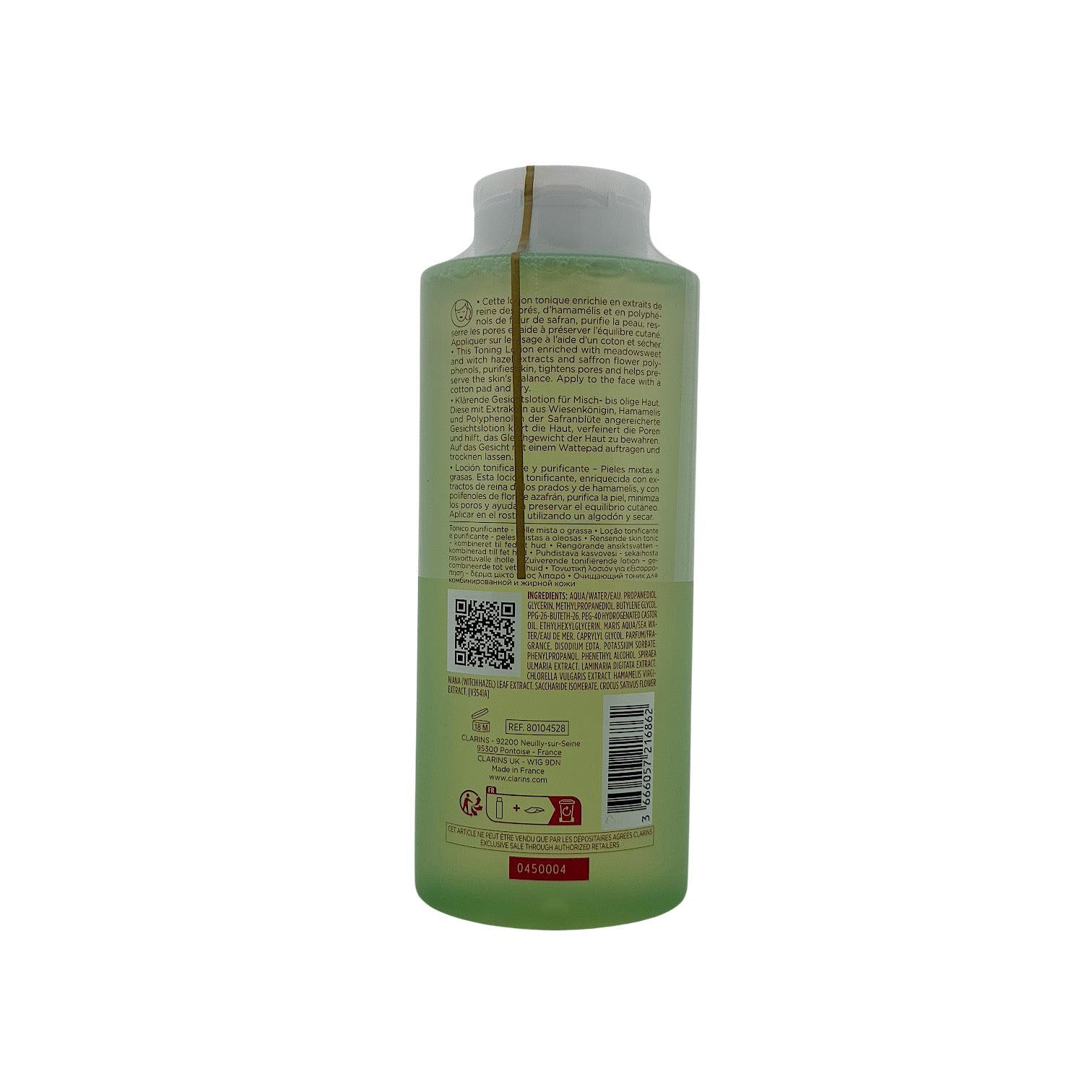 Clarins Purifying Toning Lotion - Combination to Oily Skin 400ml