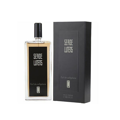 Serge Lutens Nuit De Cellophane Eau De Parfum Spray – fruity floral fragrance with jasmine and osmanthus, available at Zakura Global.