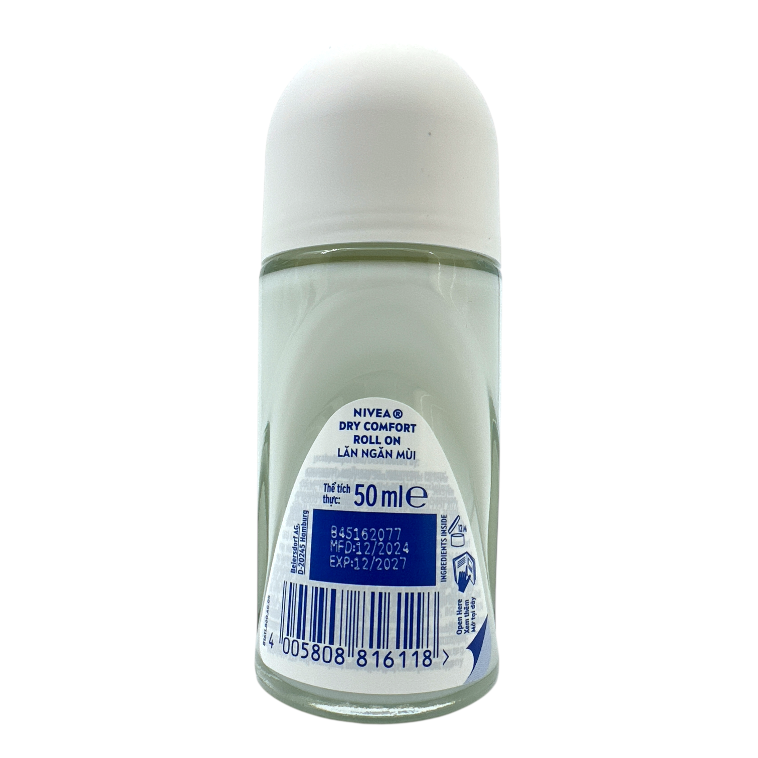 Nivea Dry Comfort 72h Dual Protect Roll On 50ml