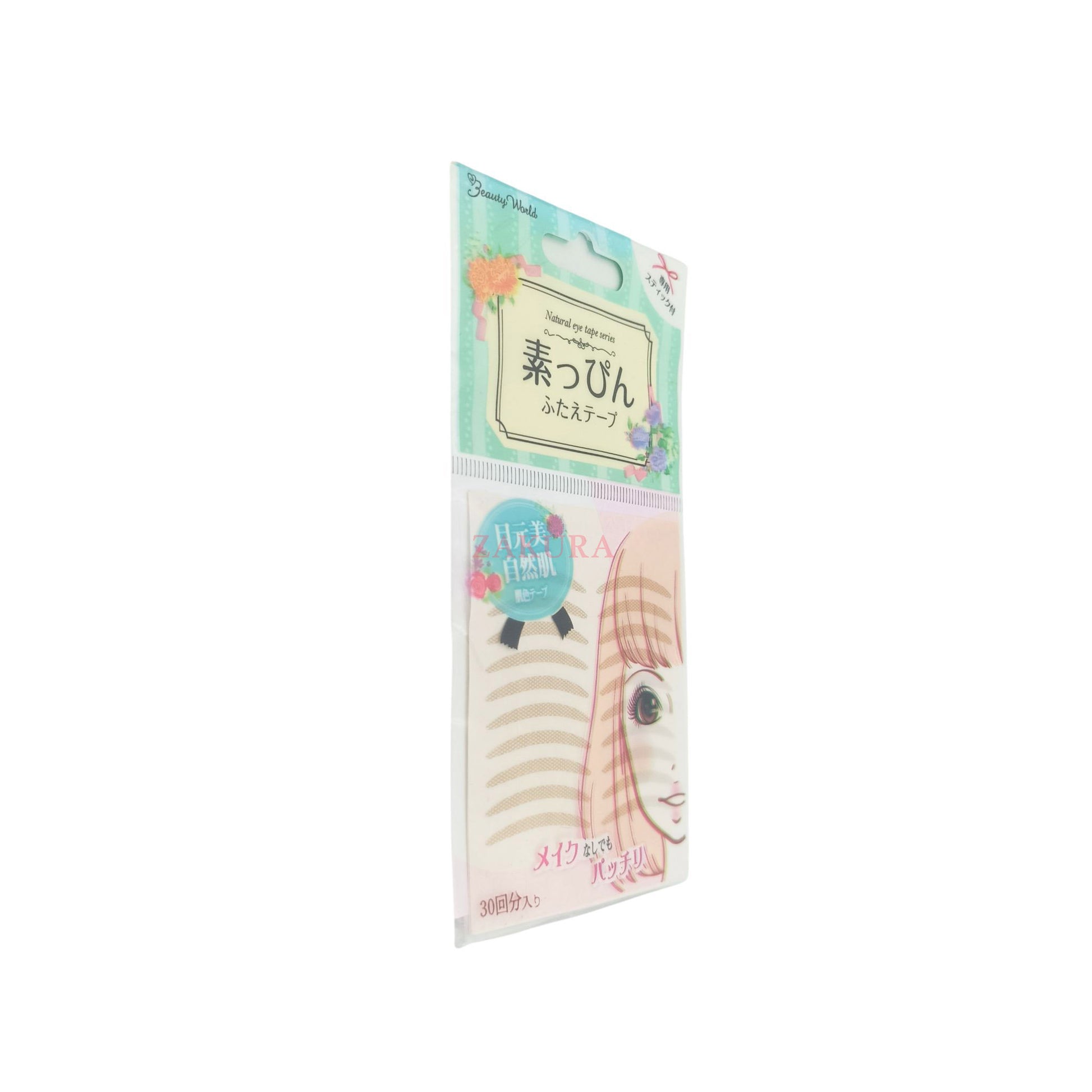 Beauty World Double Eyelid Tape - Natural Color (30pairs/ 90pairs) 30pairs