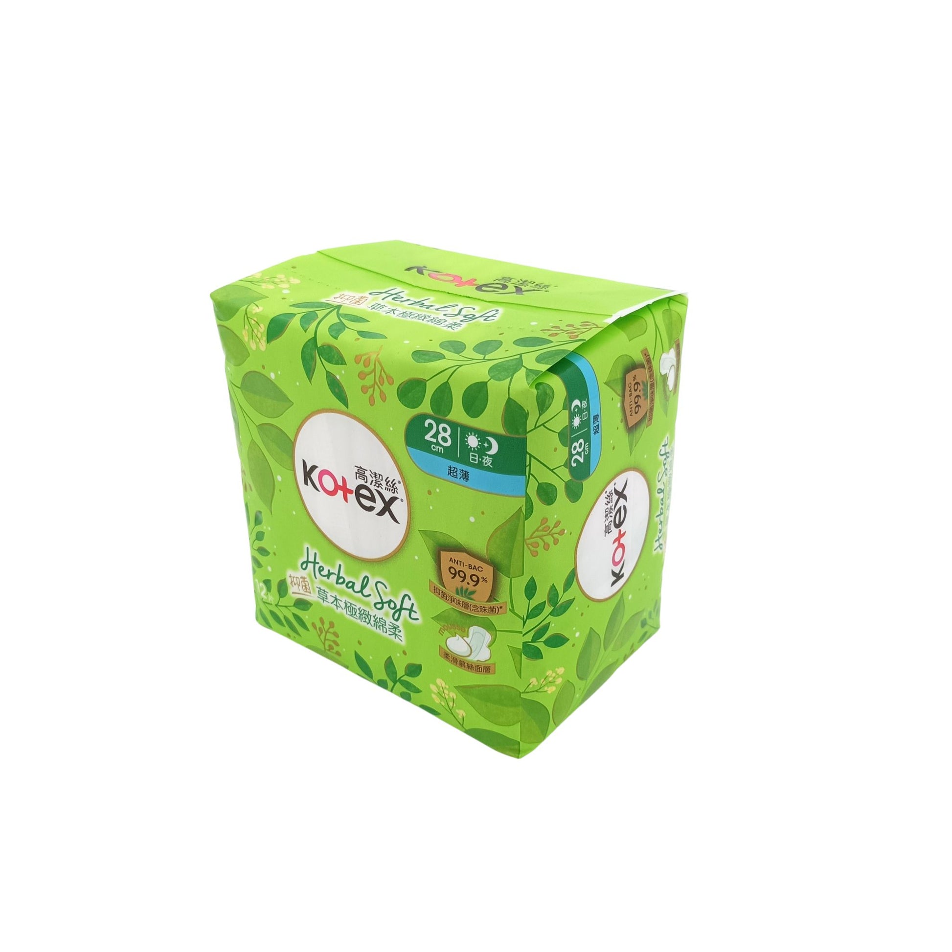 Kotex Herbal Soft Ultra-Thin 28cm (12pcs/2x12pcs) 12pcs