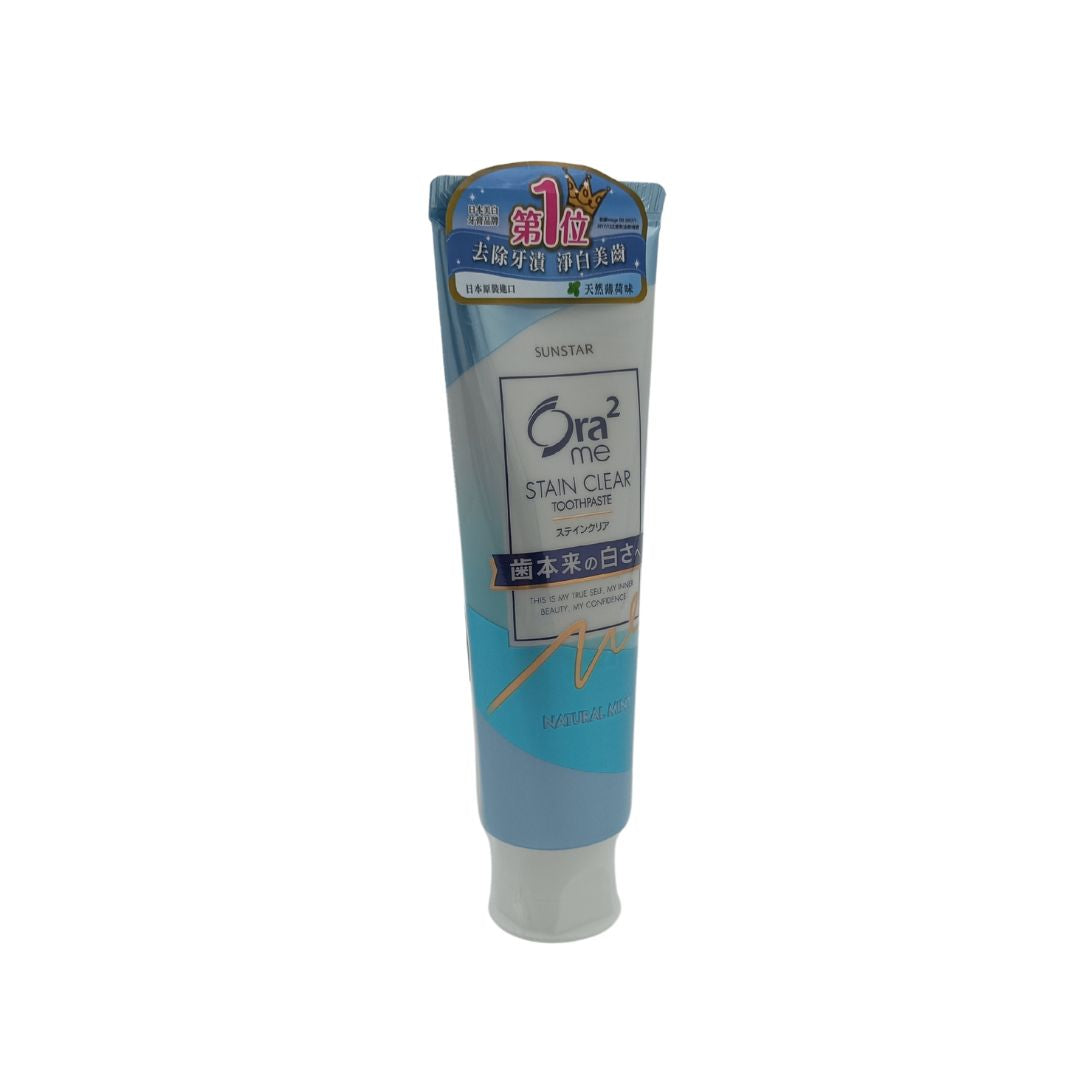 Ora2 Me Stainclear Toothpaste 140g (Natural Mint/ Peach Mint) Natural Mint