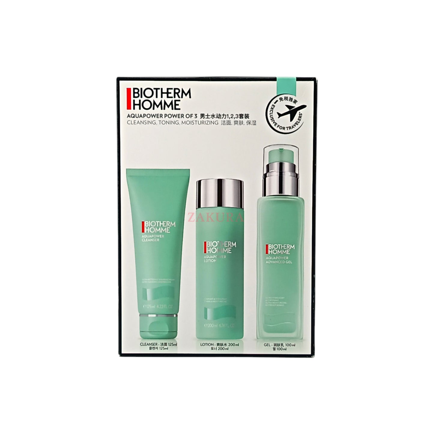 Biotherm Homme Aquapower Power of 3 Set