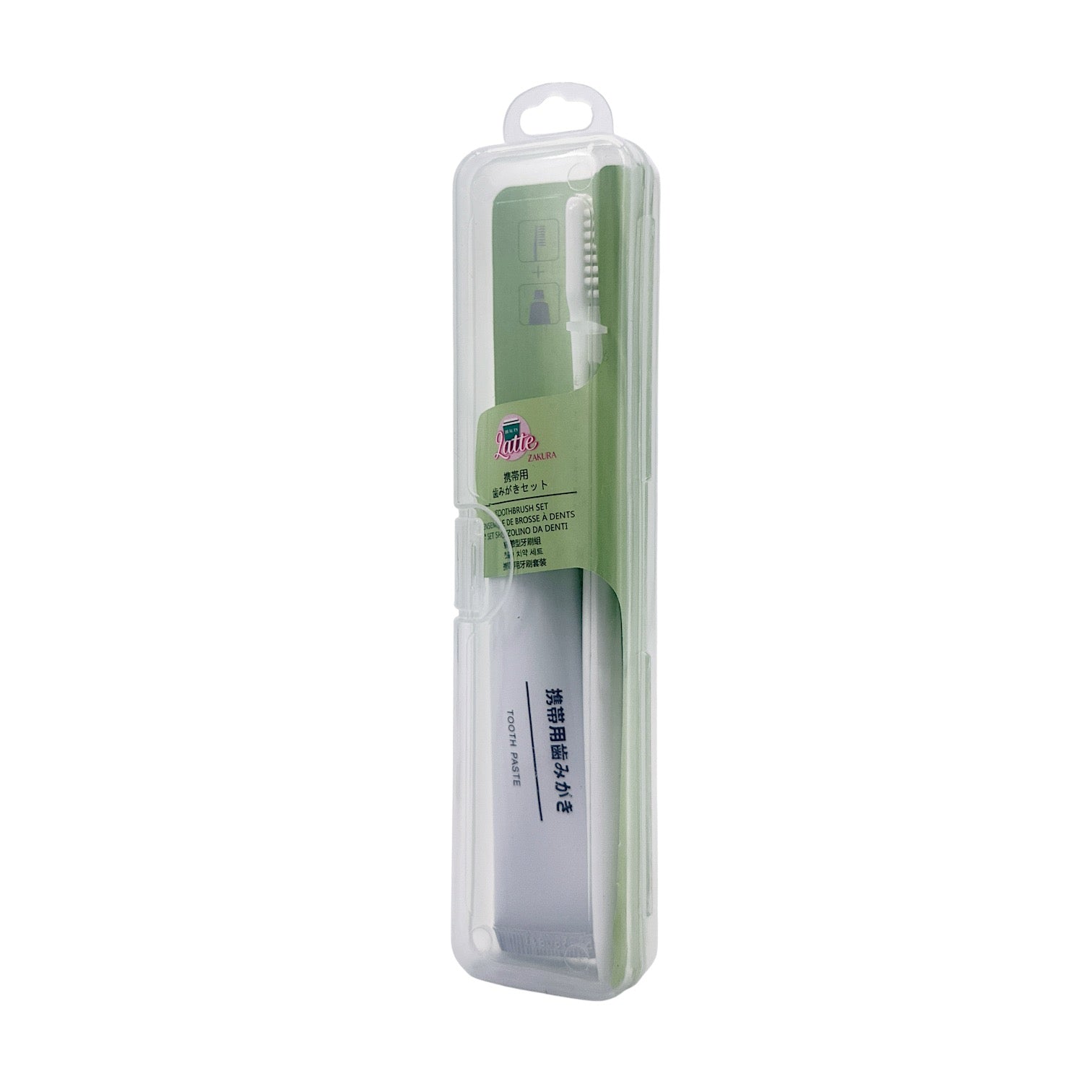 Beauty Latte Portable Toothpaste & Toothbrush Set 1set
