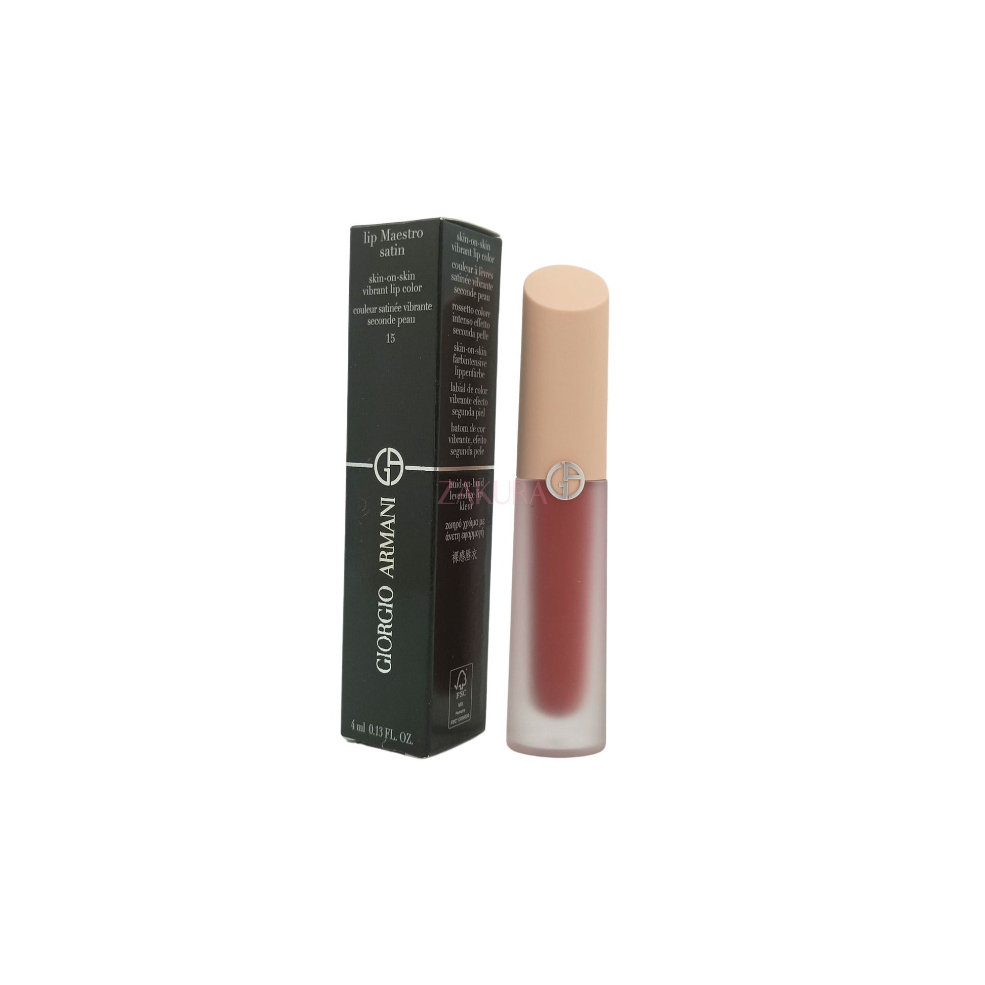 Giorgio Armani Lip Maestro Satin Skin-On-Skin Vibrant Lip 4ml 15