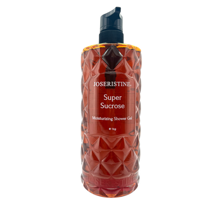 Joseristine Super Sugar Moisture Shower Gel 1000ml – black sugar body wash for dry and sensitive skin, available at Zakura Global.