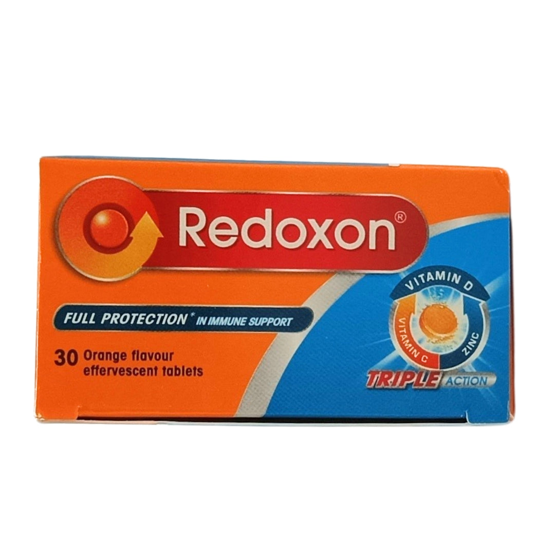 Redoxon Triple Action Effervescent Orange(VitaminC+D+Zinc) 30tabs