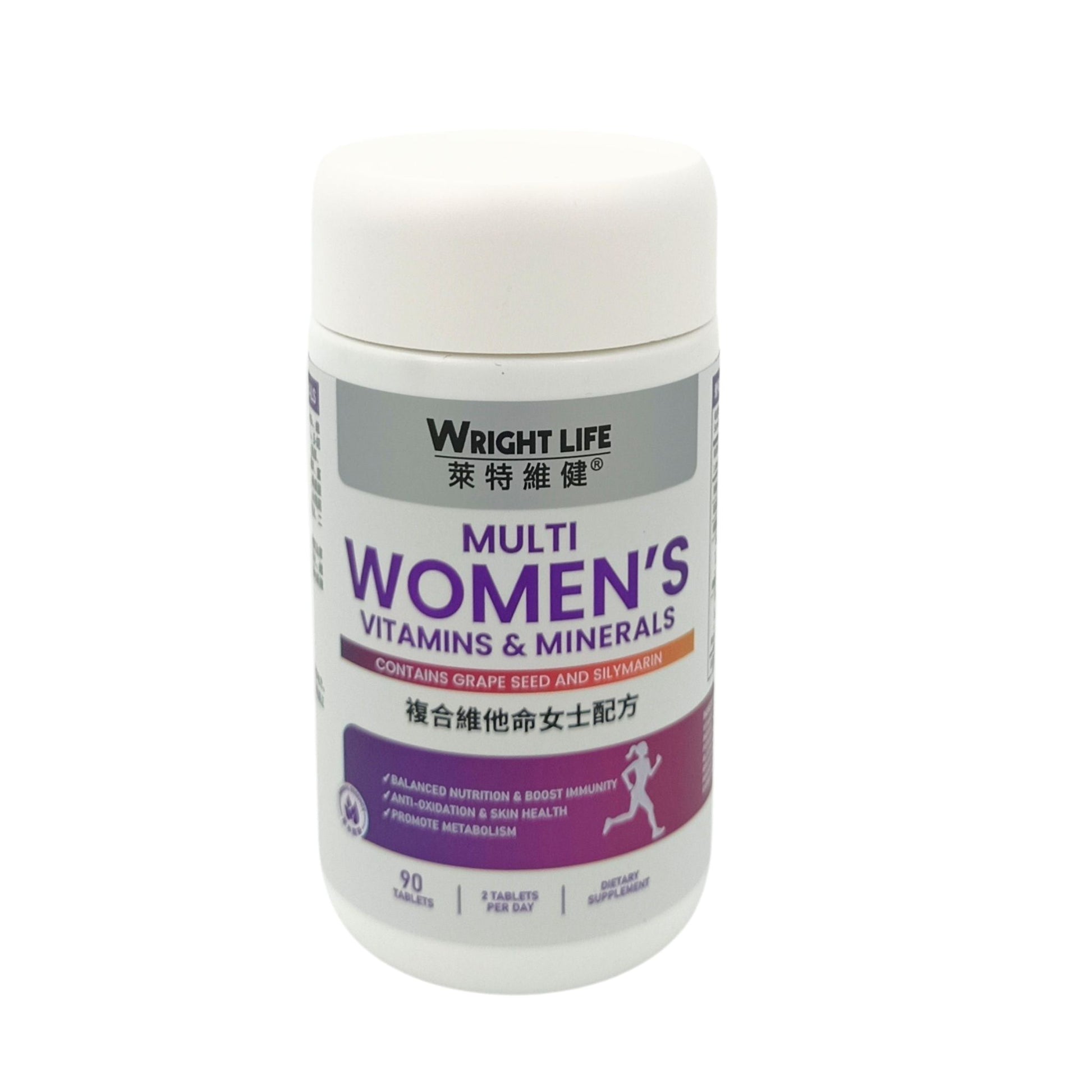 Wright Life Multi Vitamins & Minerals 90caps (Women/ Men) Women