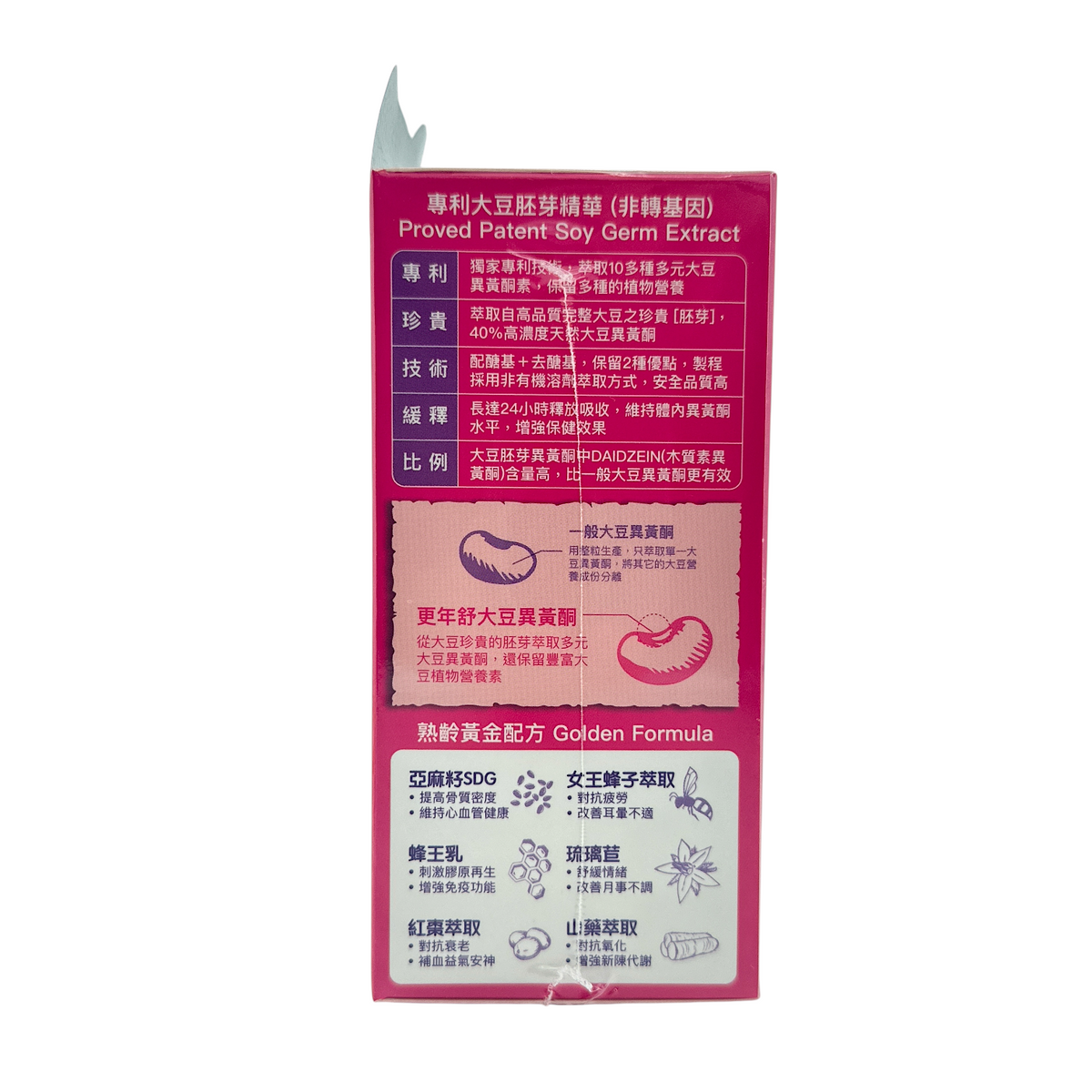 Konway Colli-G MenoCare 60 Capsules – menopause support supplement with soy isoflavones and flaxseed, available at Zakura Global.