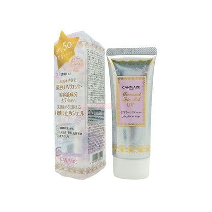 Canmake Mermaid Skin Gel - (UV01/UV02) 40g UV01 Clear