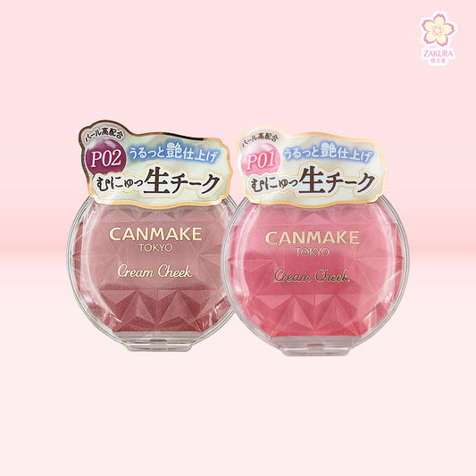 Canmake Cream Cheek (Pearl Type) - (P01/ P02) 4g