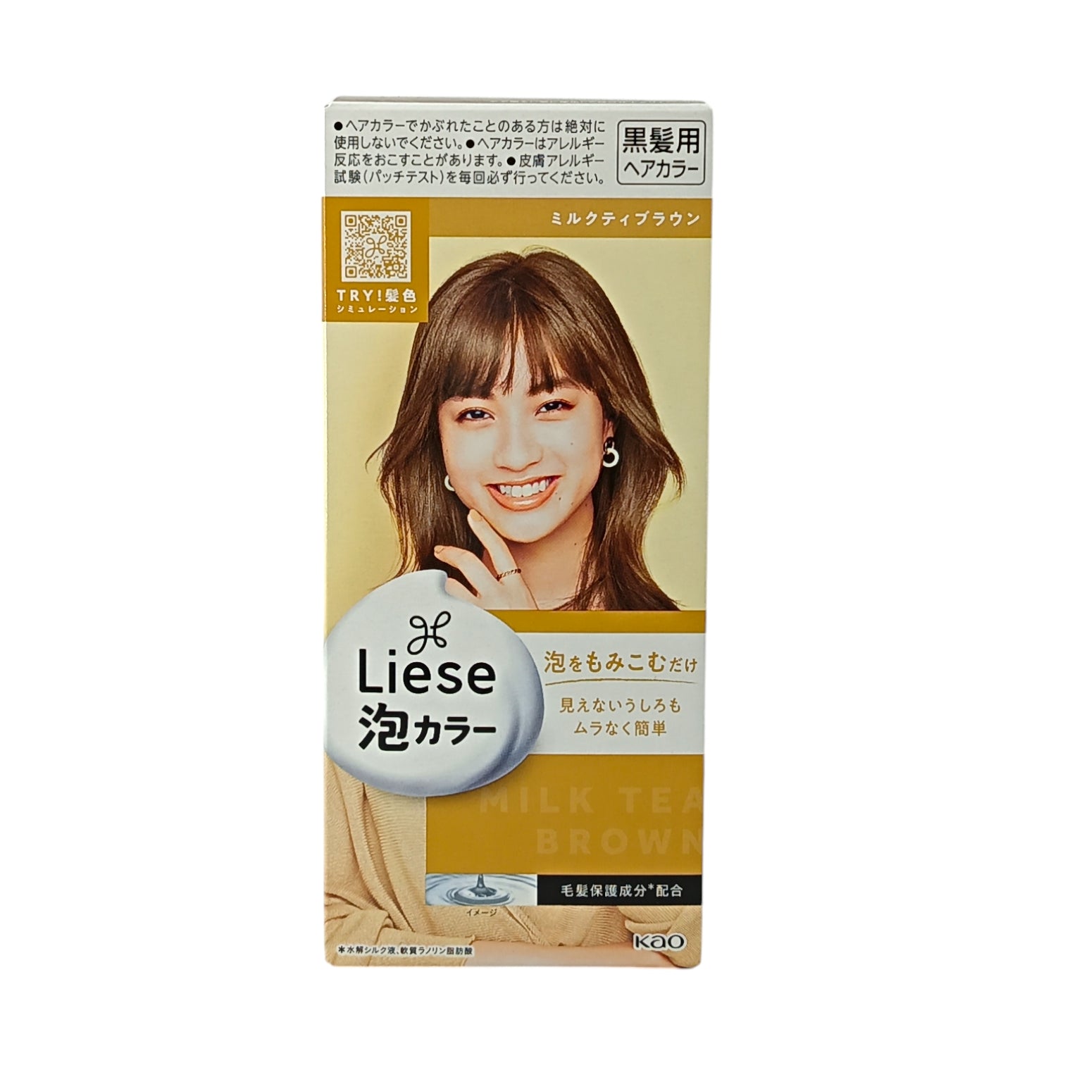 Liese Prettia Dyeing Foam 108ml (Milk Tea/Natural Brow/Black) Milk Tea