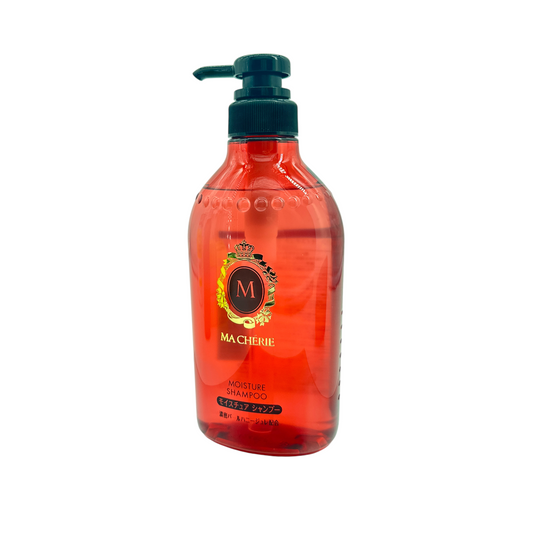 Shiseido Ma Cherie Moisture Shampoo – gentle, hydrating shampoo for soft and shiny hair, available at Zakura Global.