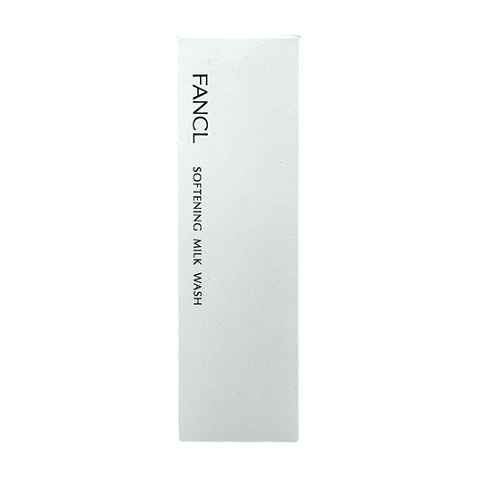 Fancl Softening Milk Wash – 120ml, gentle Japanese facial cleanser for sensitive skin, available at Zakura Global.