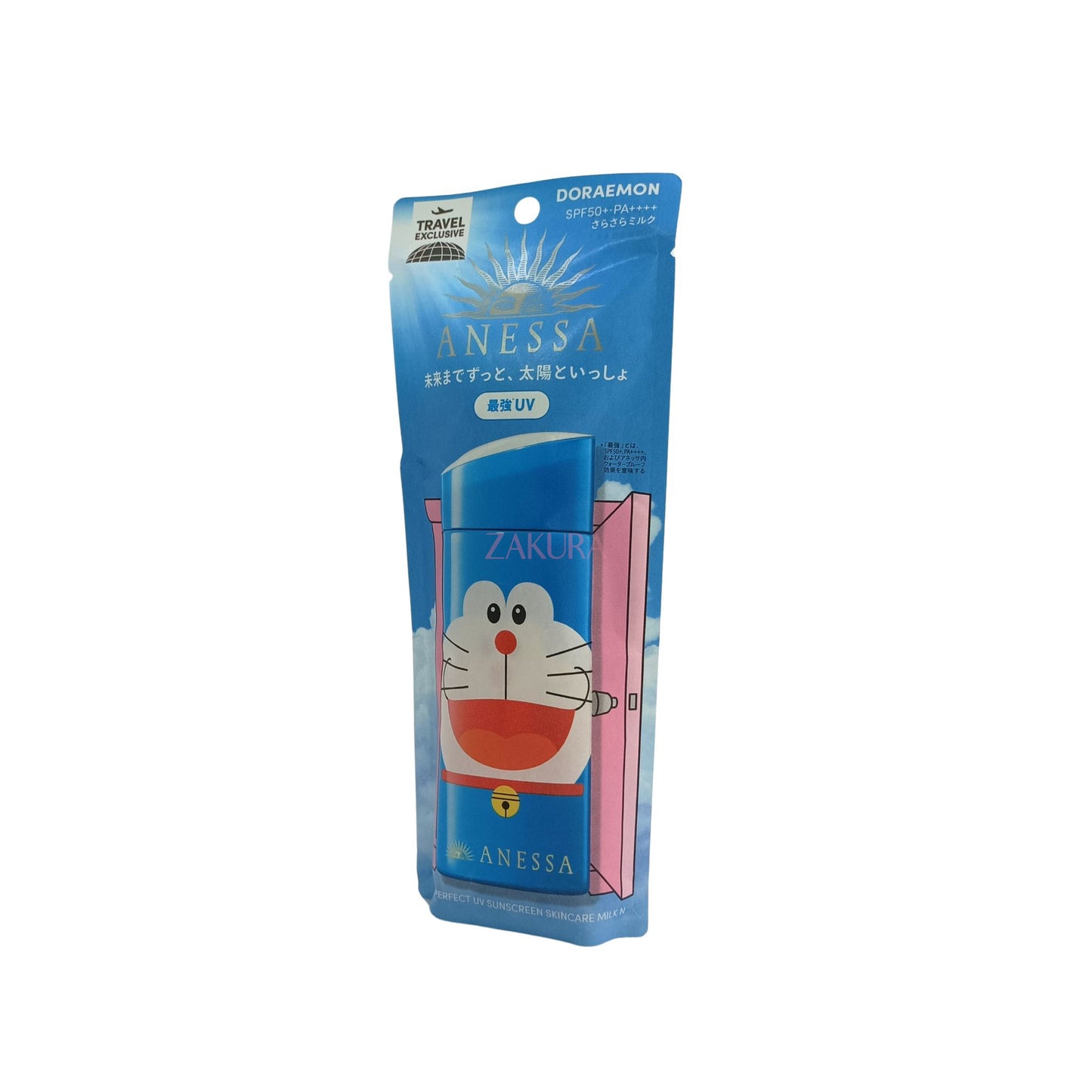 Anessa Doraemon Perfect UV Sunscreen Skincare Milk SPF50+ (60ml/ 90ml) 90ml