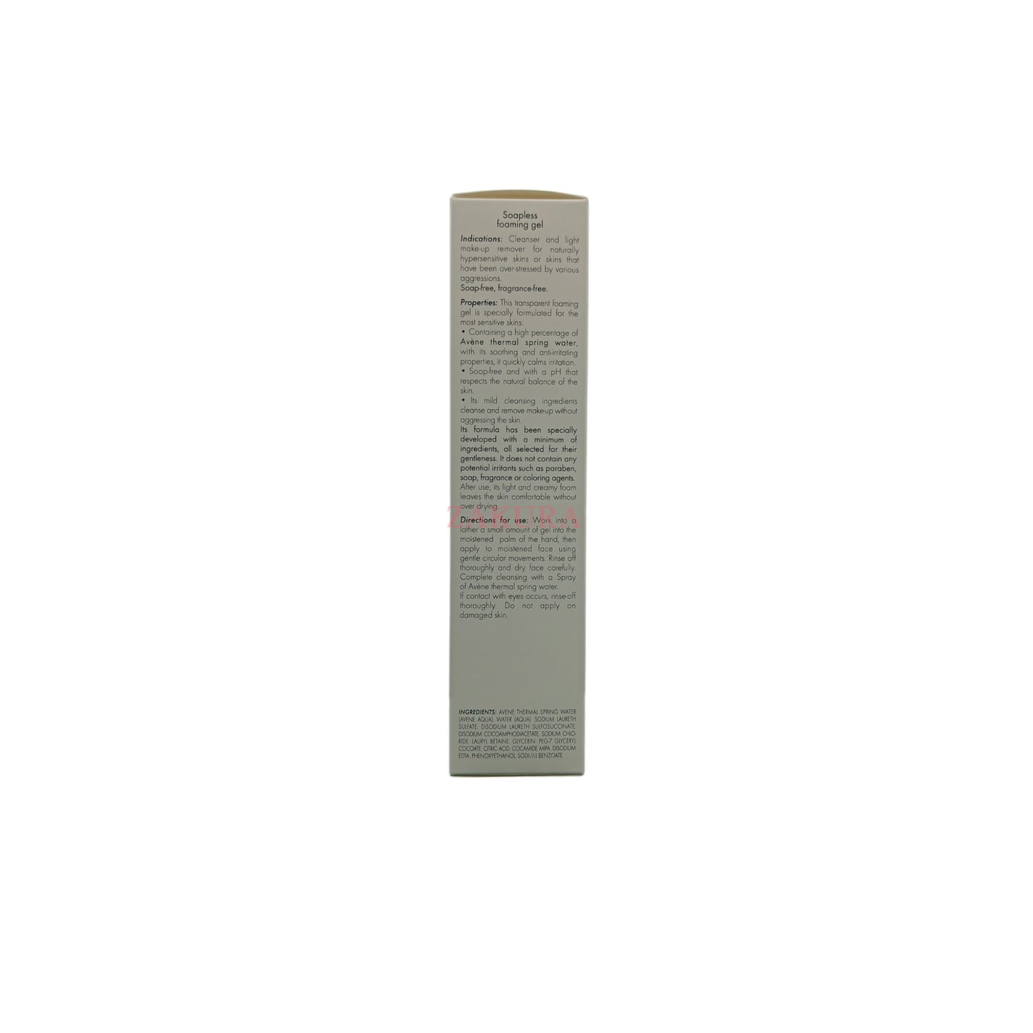 Avene Soapless Foaming Gel 125ml